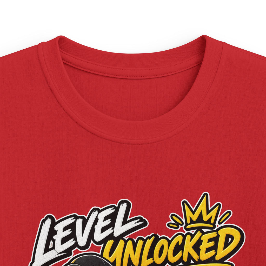 Kids 10th Birthday T-Shirt "Level Unlocked 10 and Still Awesome"