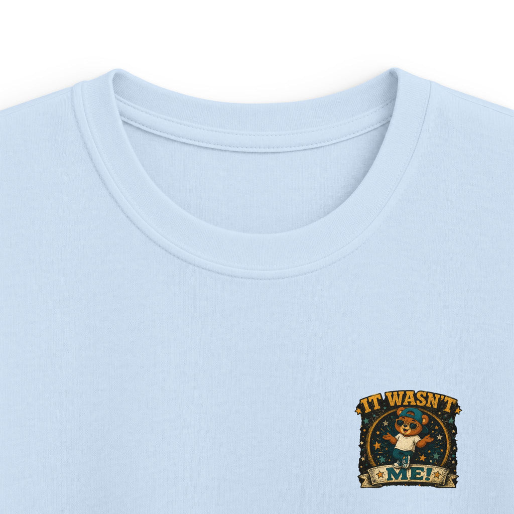 Kids Tee  'It Wasn't Me!' Dancing Bear Graphic Shirt | Funny Kids Gift