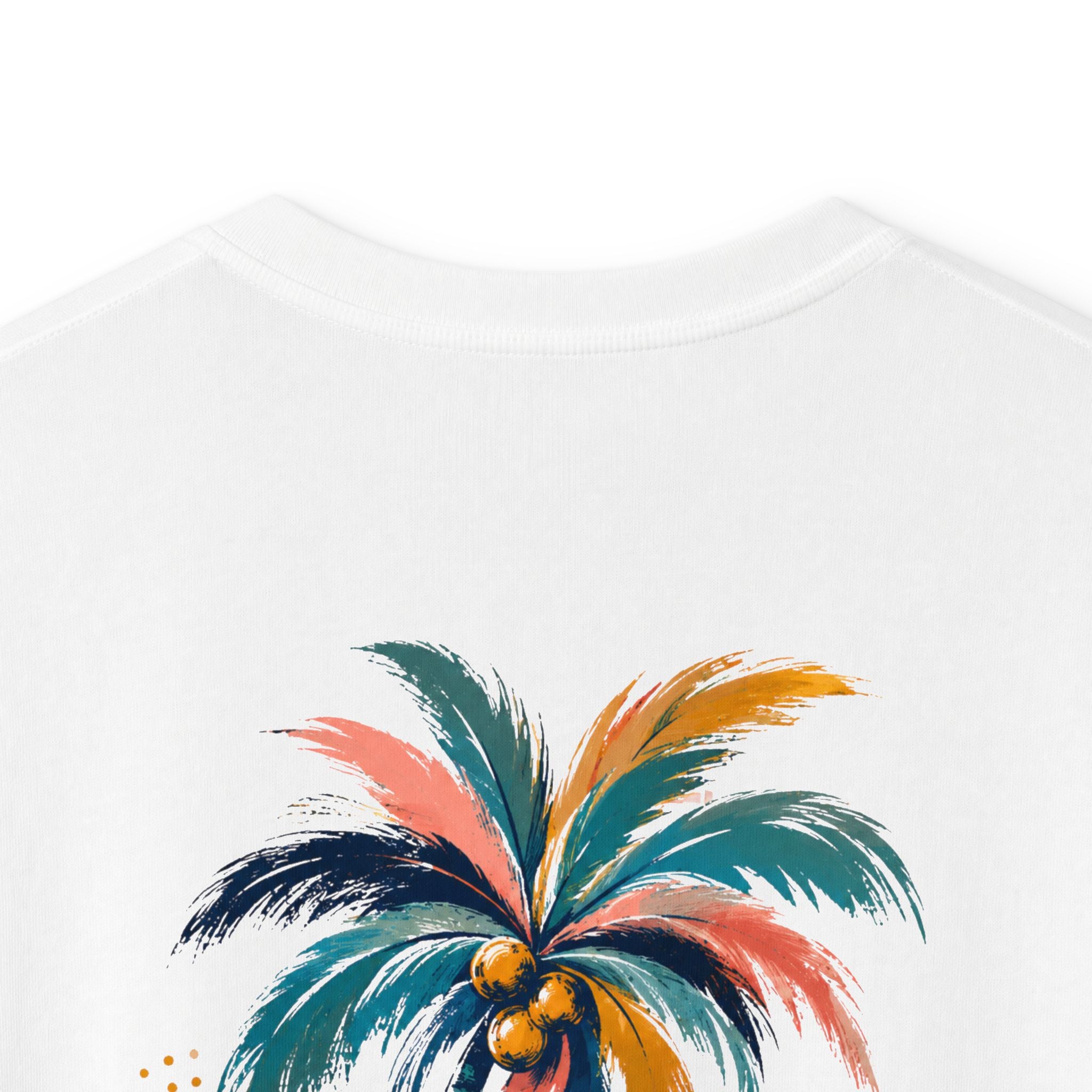 Kids Palm Beach T-Shirt Tropical Sunset Beach Tee for Children