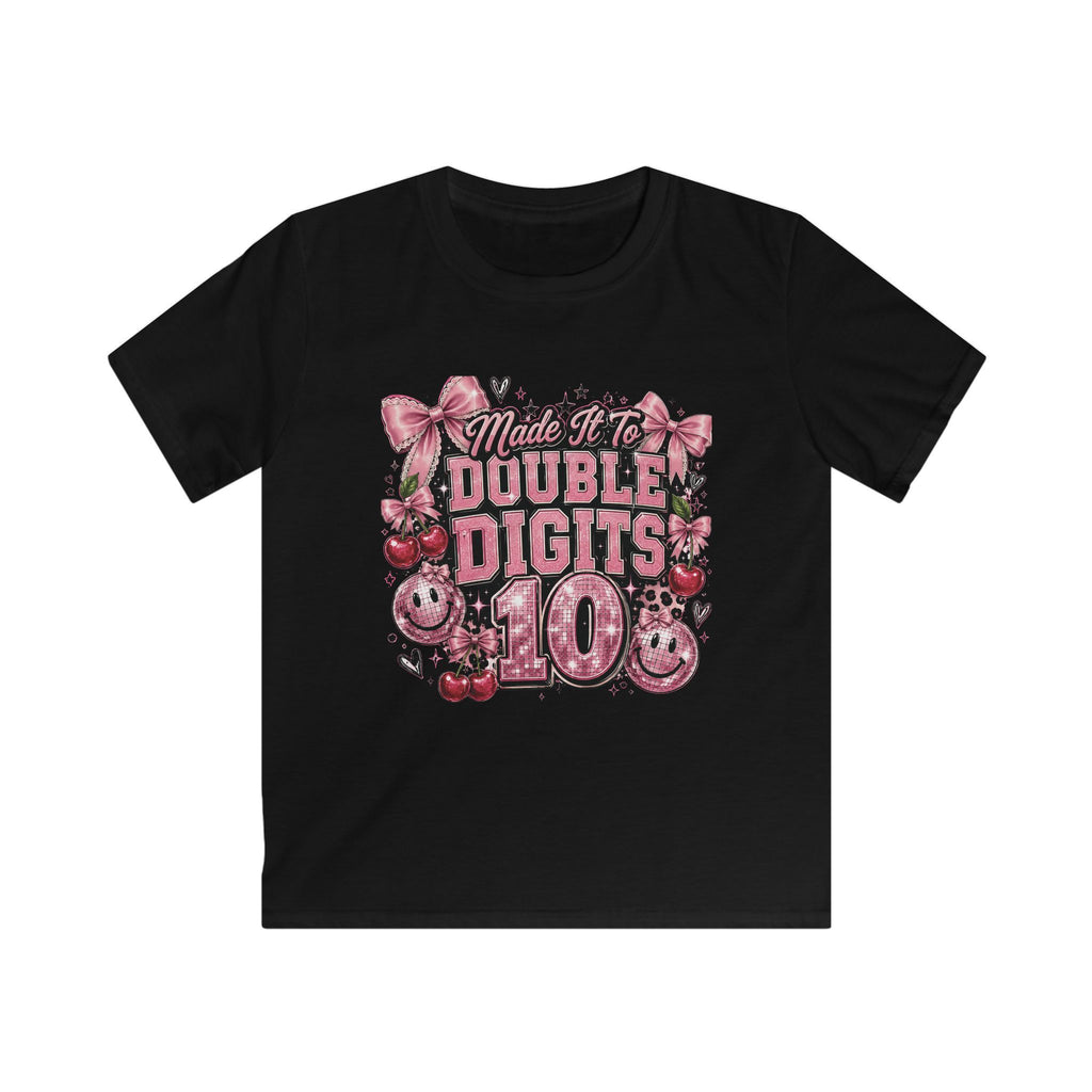 Kids Tee "Made It to Double Digits 10" Birthday Shirt