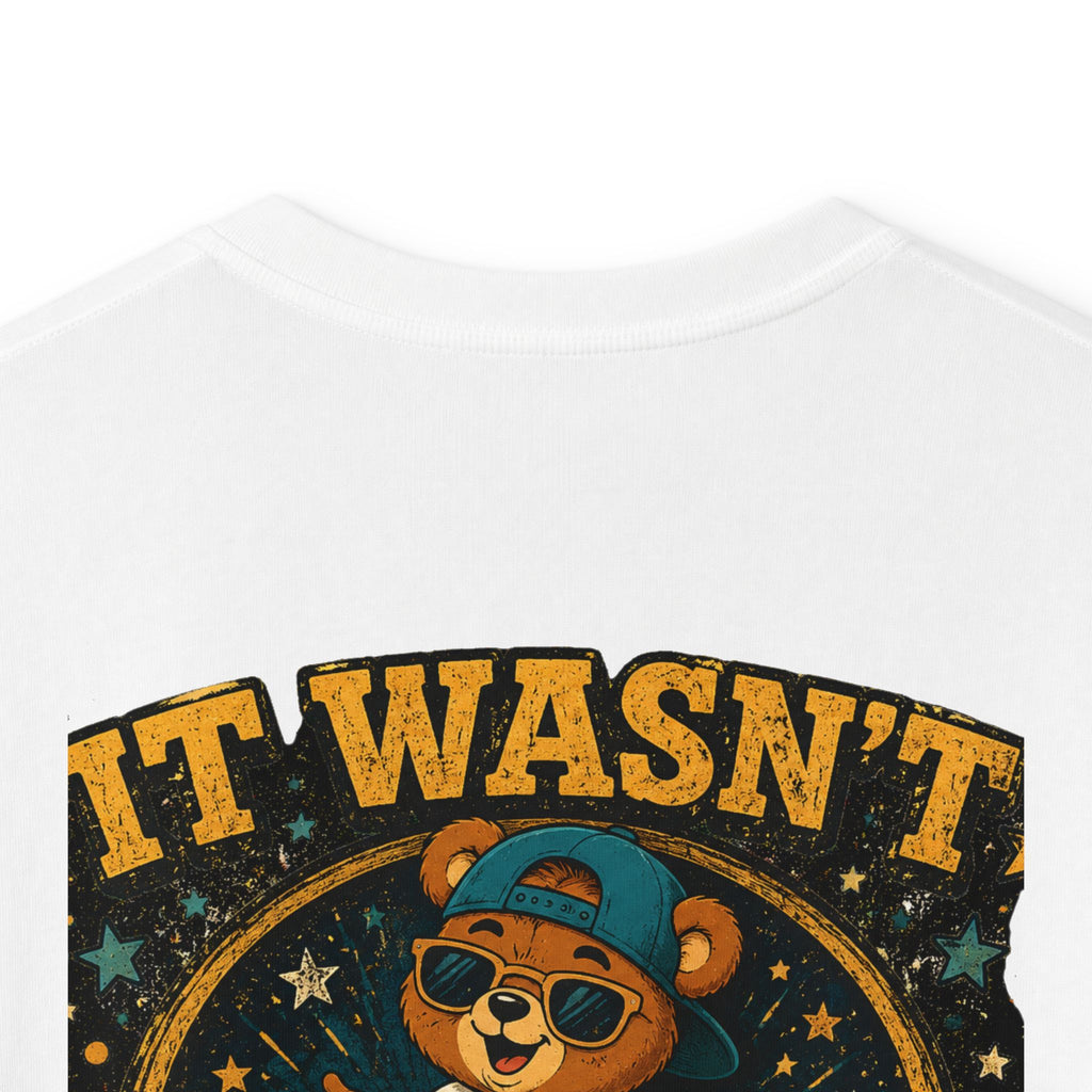 Kids Tee  'It Wasn't Me!' Dancing Bear Graphic Shirt | Funny Kids Gift