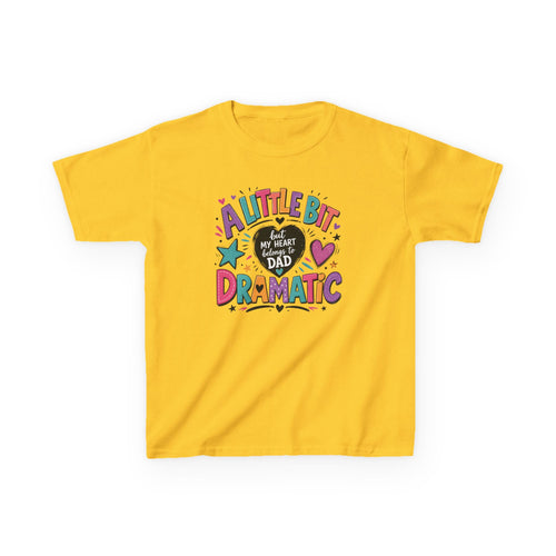 "A Little Dramatic" Girls Graphic Family T-Shirt Design