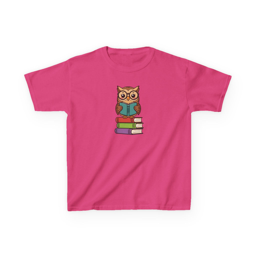 OWL on book | Kids Reading Graphic T-Shirt