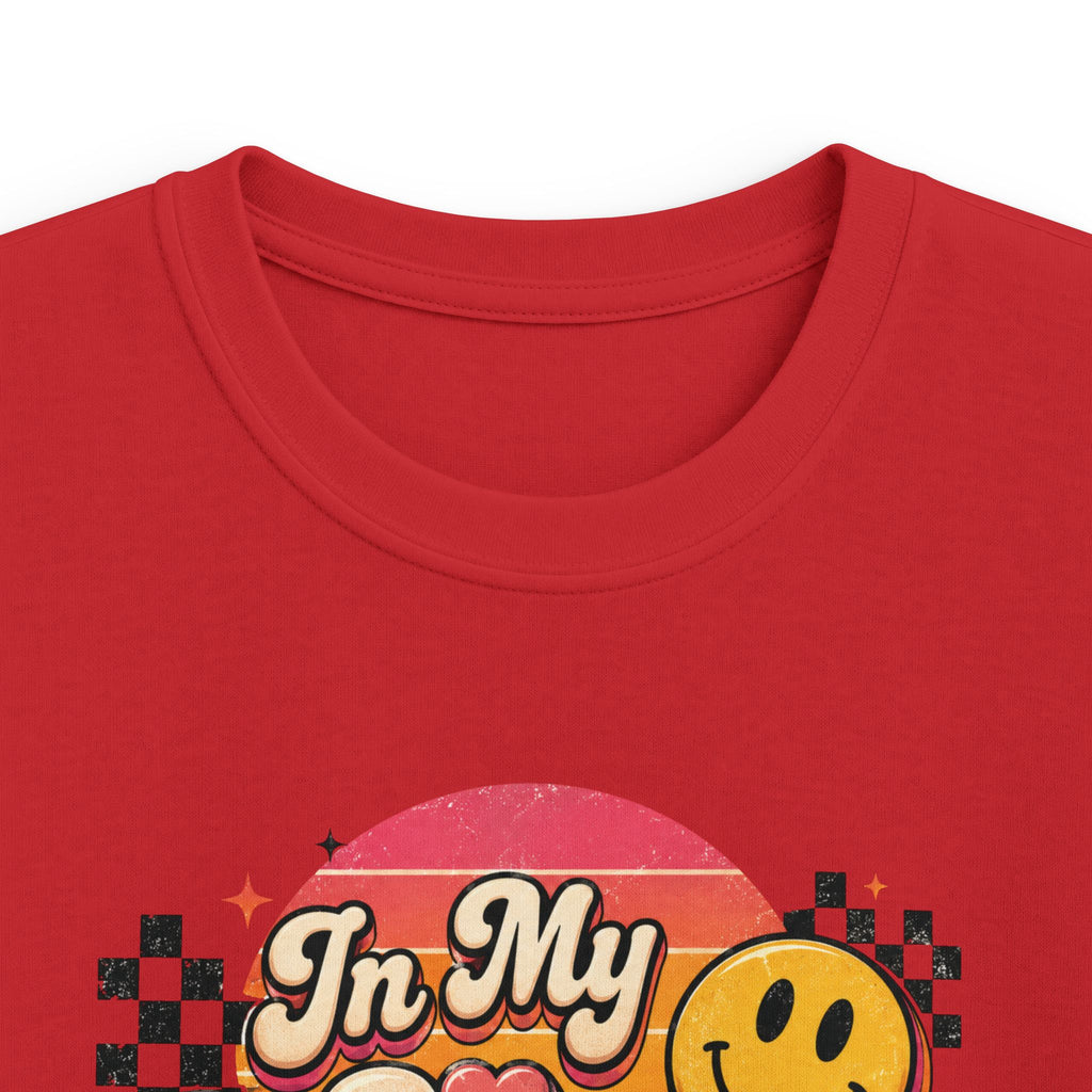 Kids Birthday Tee "In My Nine Era" Retro Smile Graphic