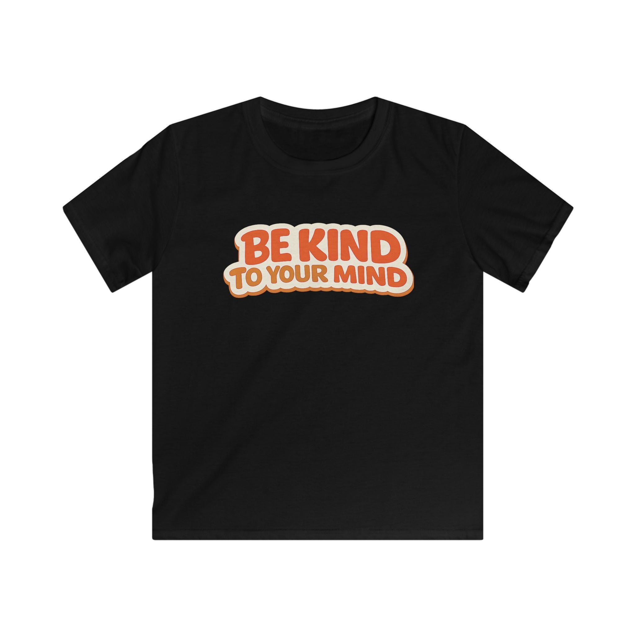 Kids T-Shirt  “Be Kind to Your Mind” Retro Mental Health Tee For Boys & Girls