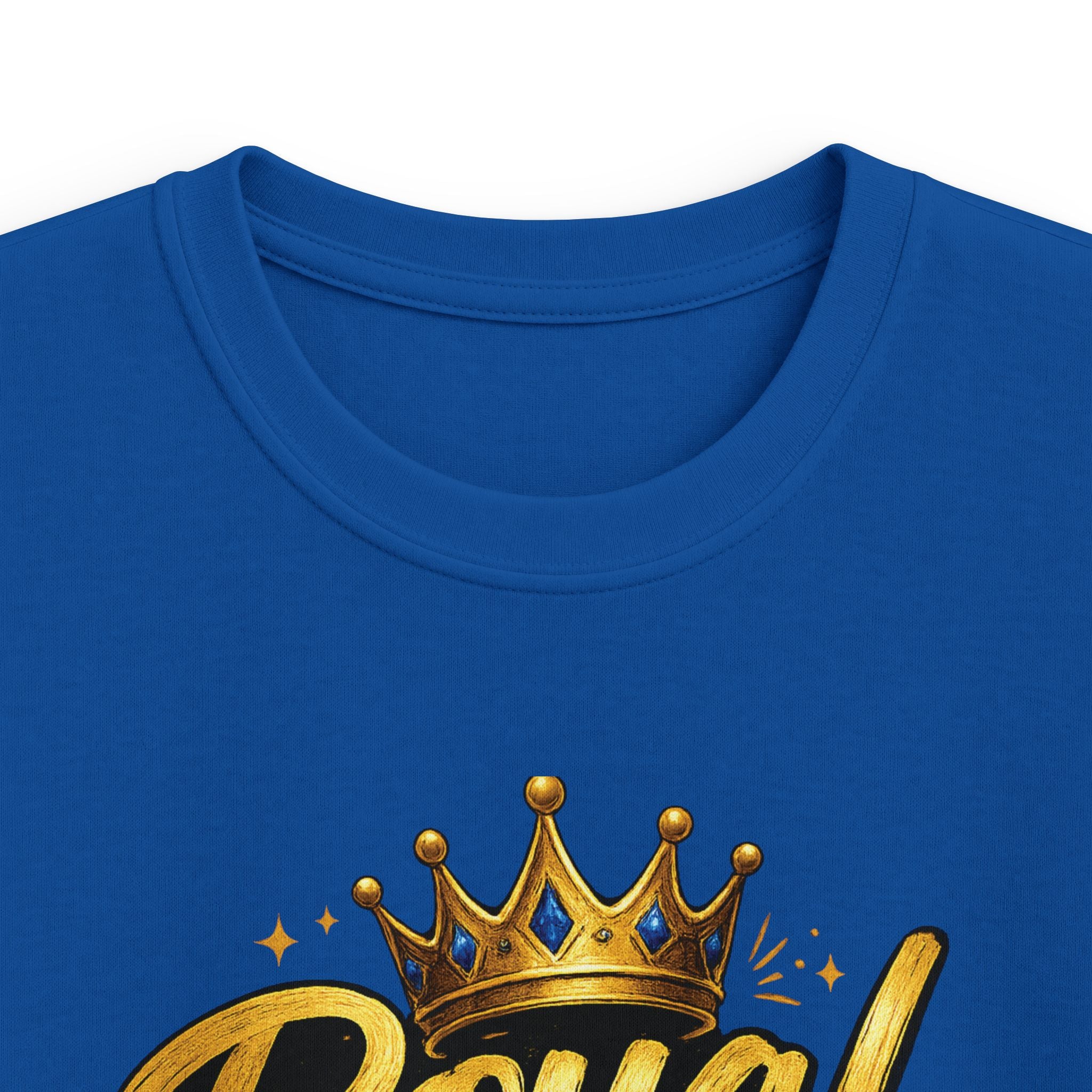 "Royal Since Day One" Crown Graphic Boys Shirt