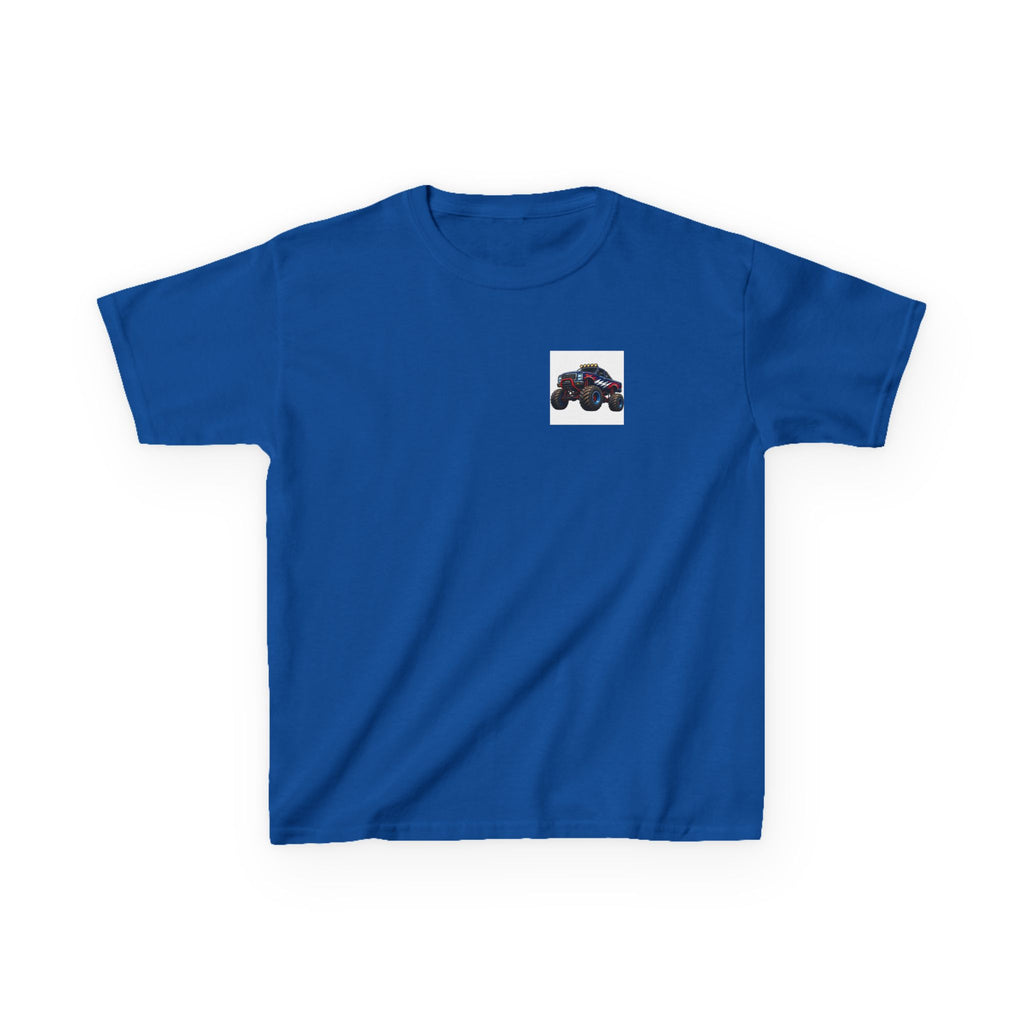 "Just A Boy Who Loves Monster Truck" Graphic kids Birthday T-Shirt Design