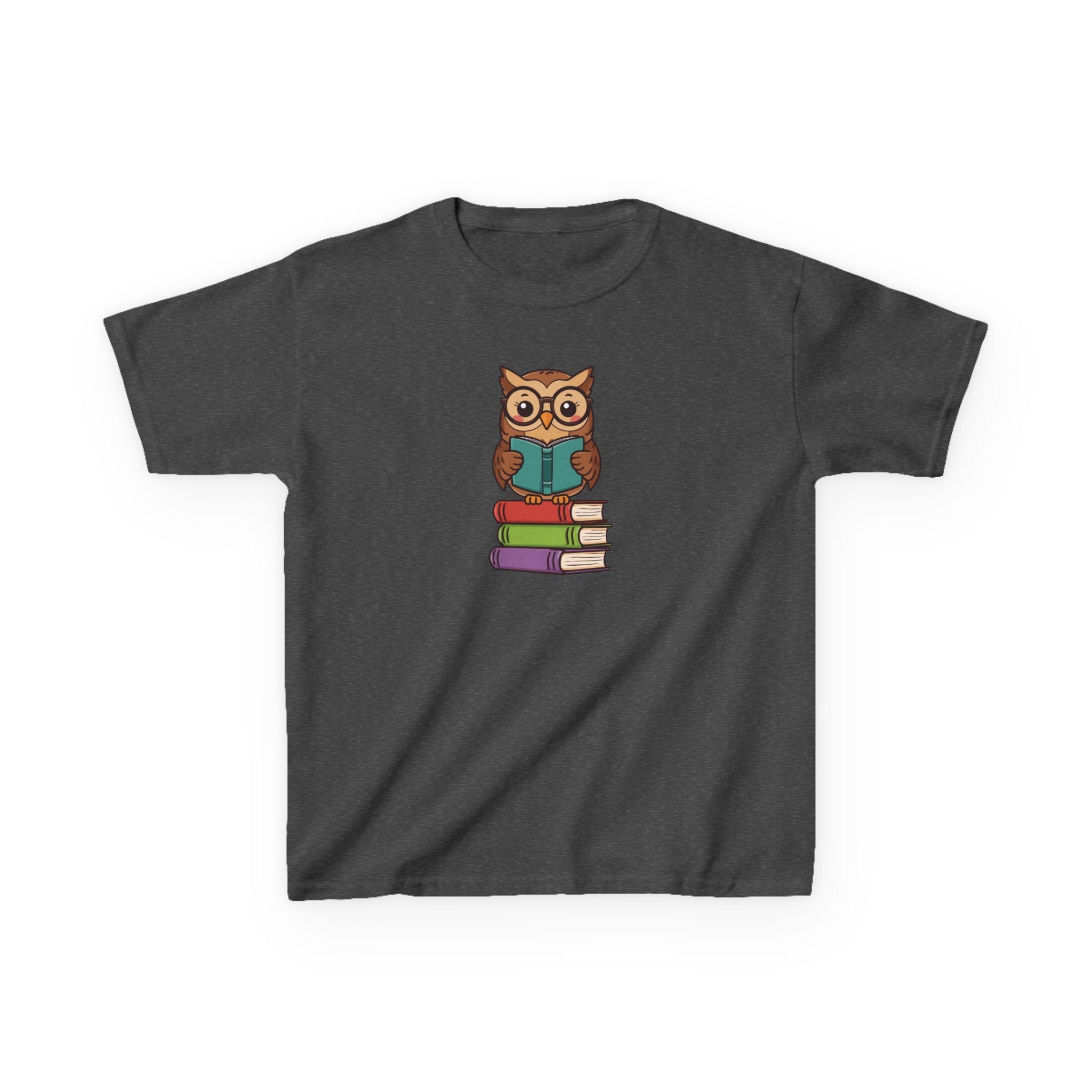 Kids T-Shirt — "OWL on book"