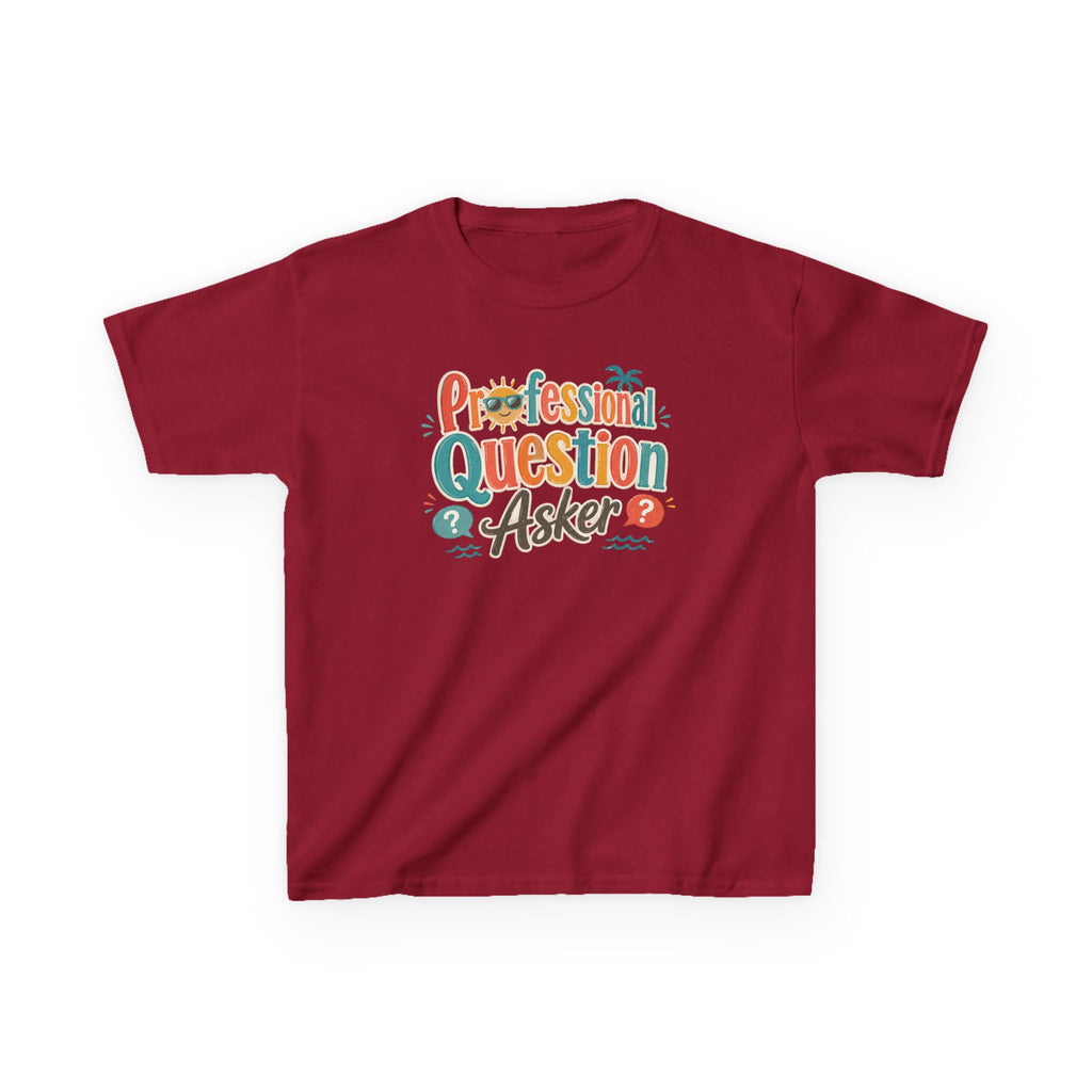 Kids Funny T-Shirt — "Professional QUESTION Asker"