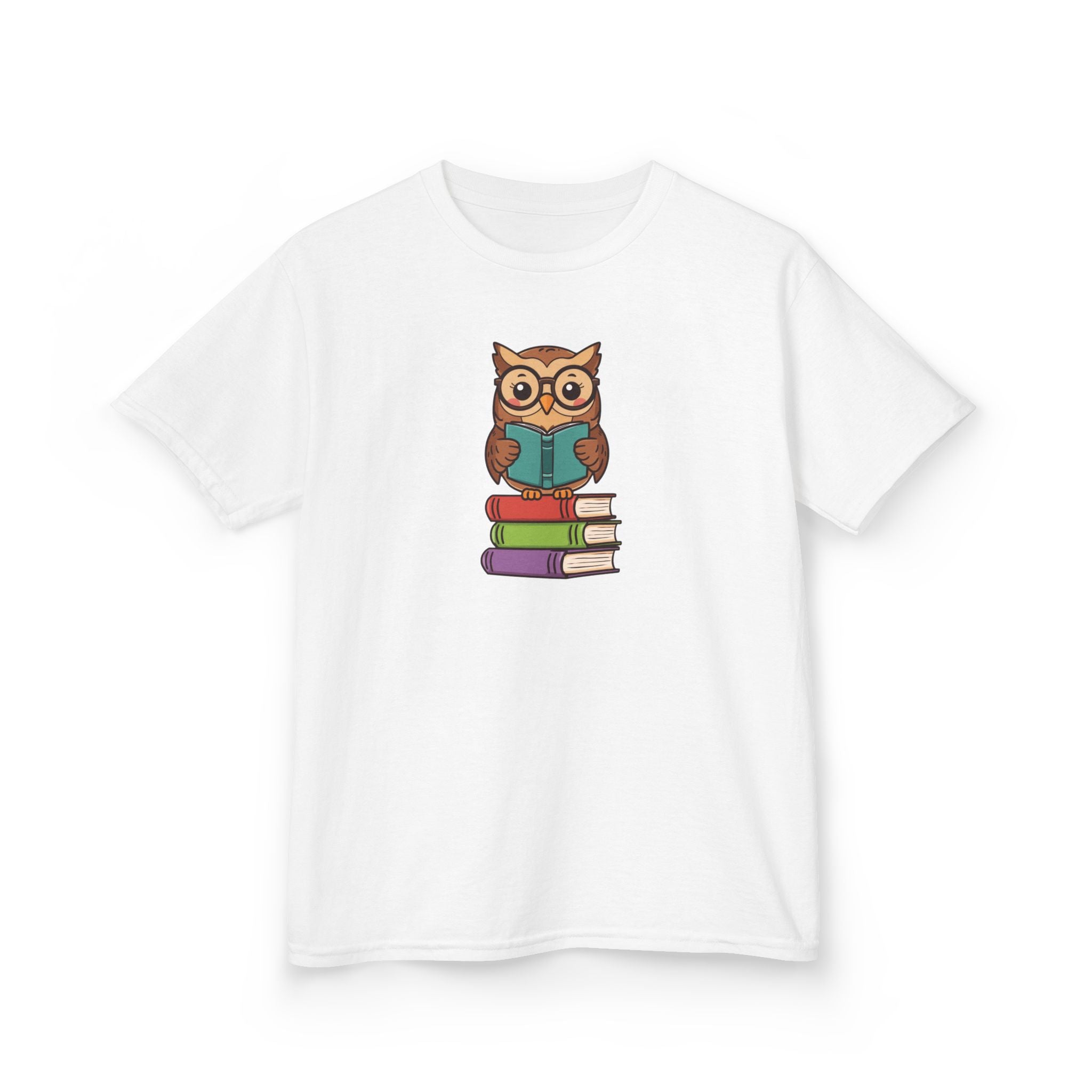 OWL on book | Kids Reading Graphic T-Shirt