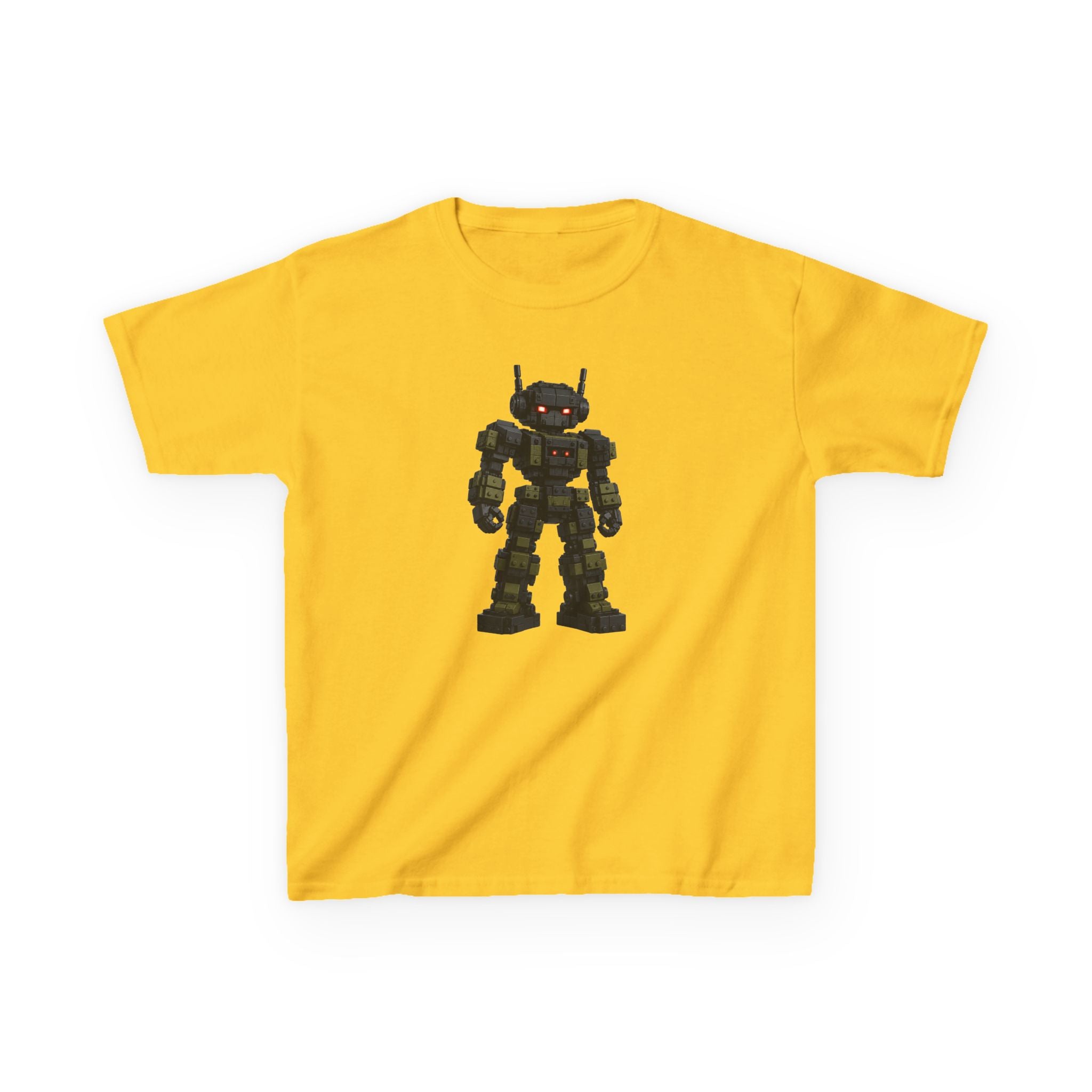 "Dark Steel Warrior" Boys Graphic Gamer T-Shirt Design