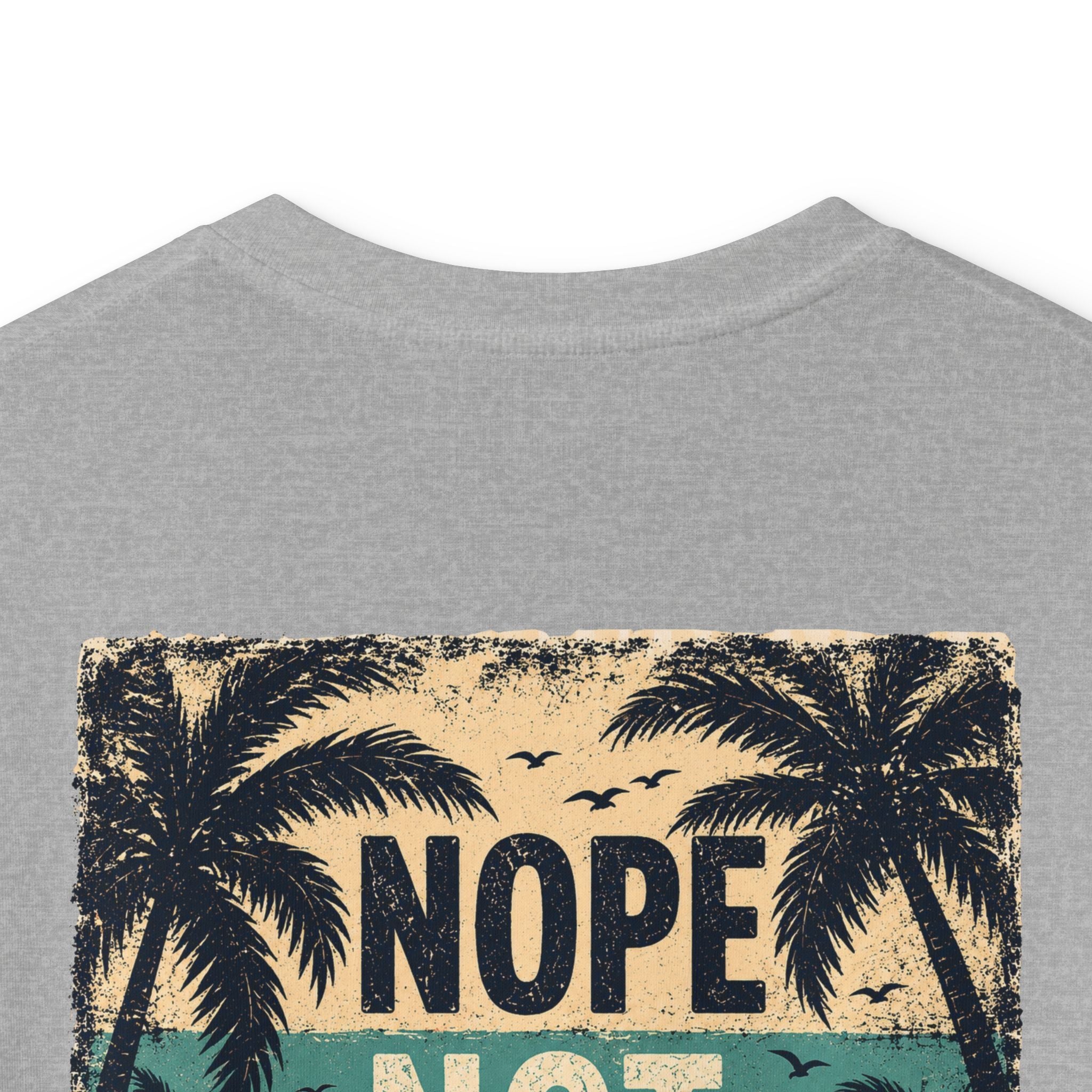 Kids T-Shirt 'Nope Not Leaving' Tropical Vacation Tee