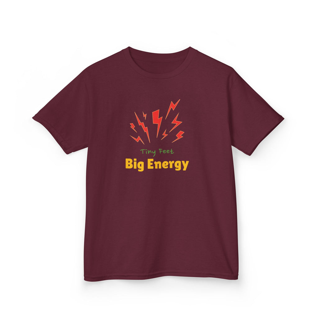 Tiny Feet - Big Energy | Funny Kids Graphic T-Shirt