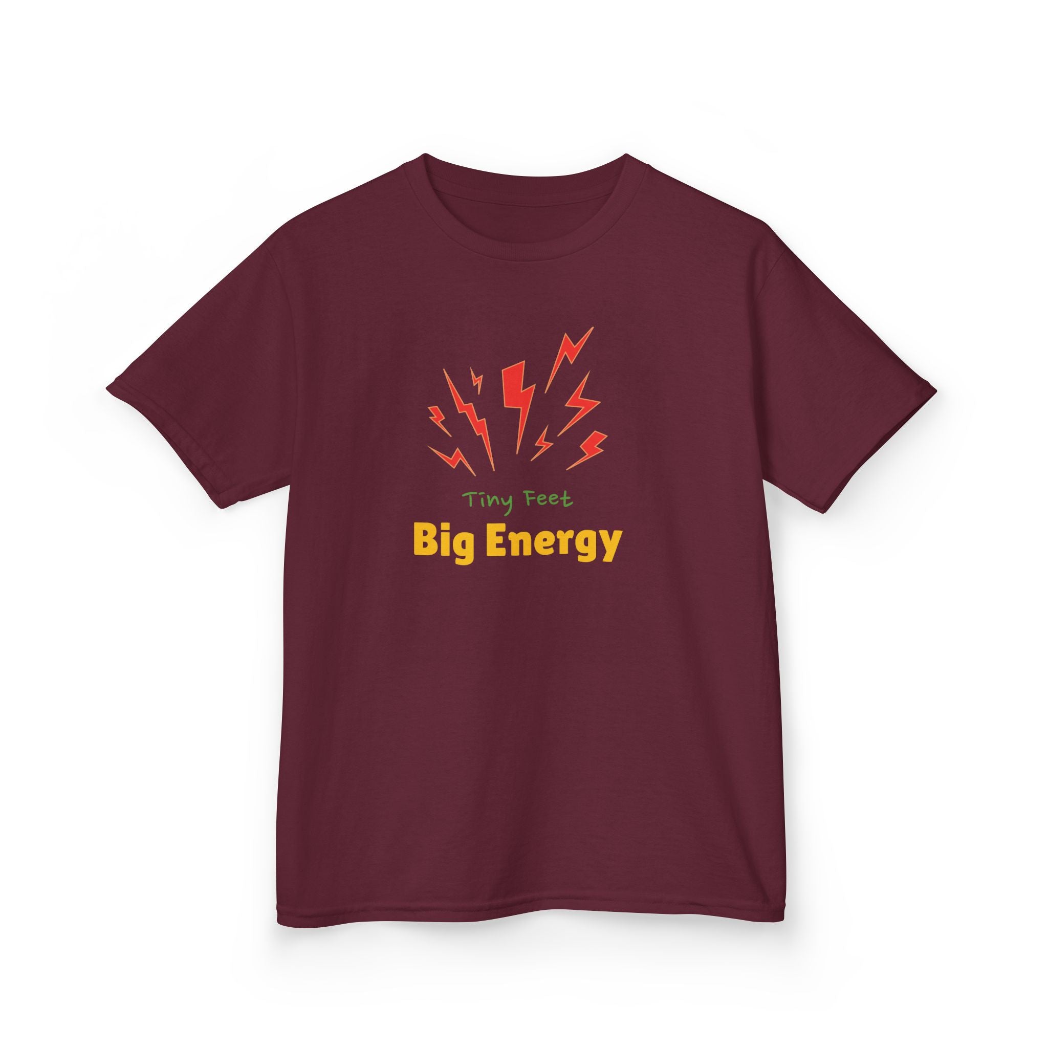 Tiny Feet - Big Energy | Funny Kids Graphic T-Shirt