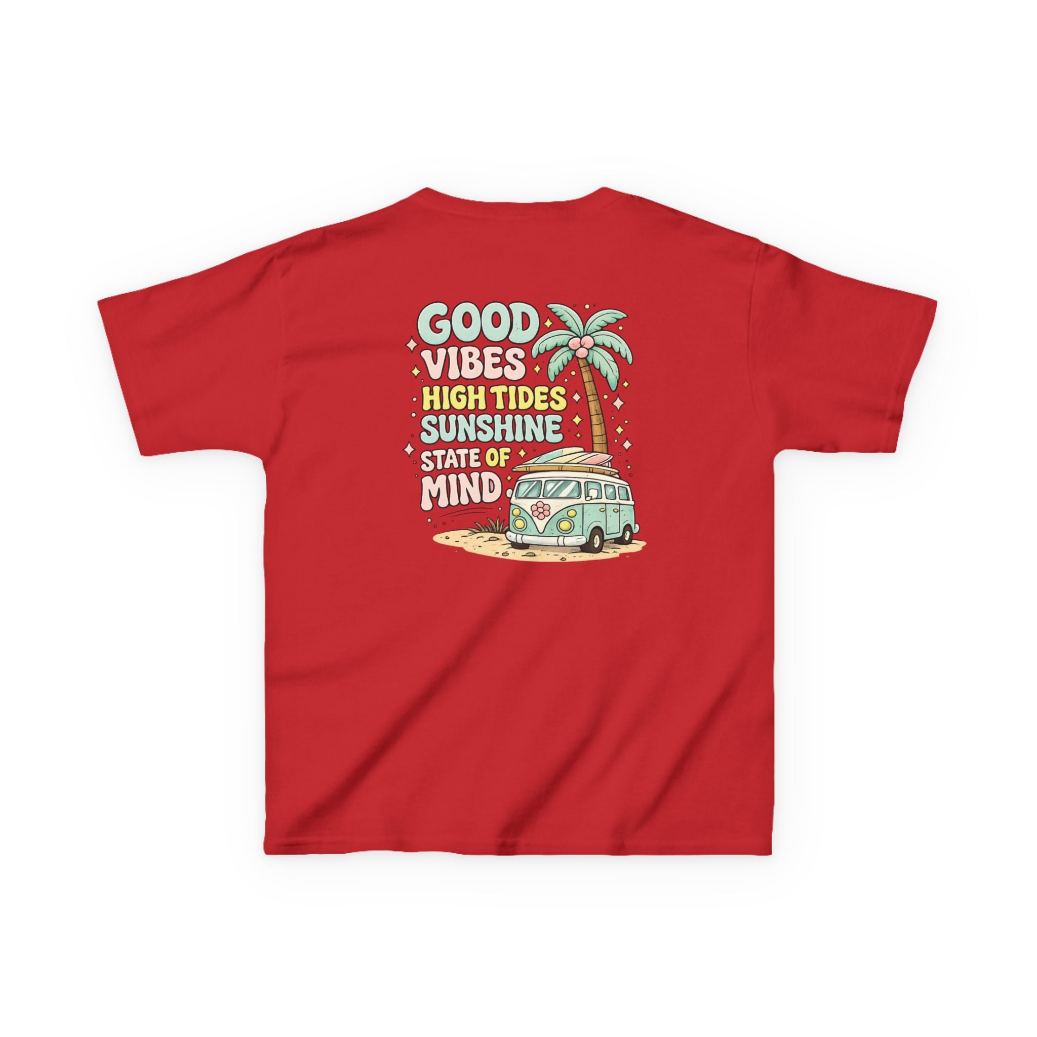 Kids T-Shirt — "Good Vibes-High Tides"