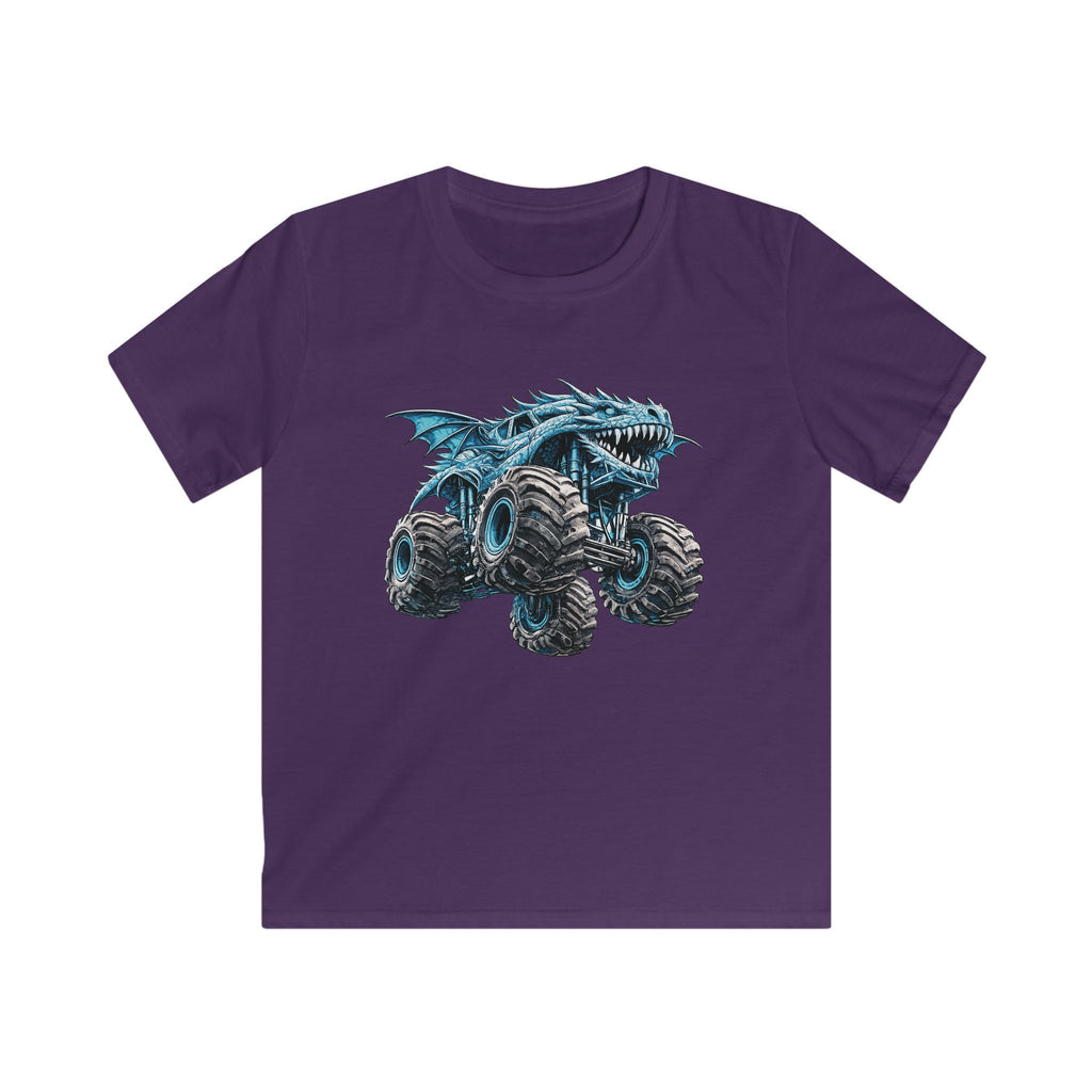 Graphic Tee "Blue Monster Truck Shark" for Boys