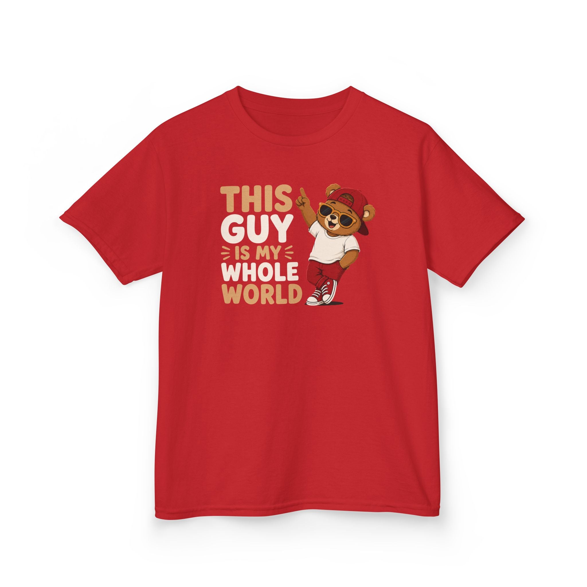 Kids T-Shirt — "THIS GUY IS MY WHOLE WORLD".