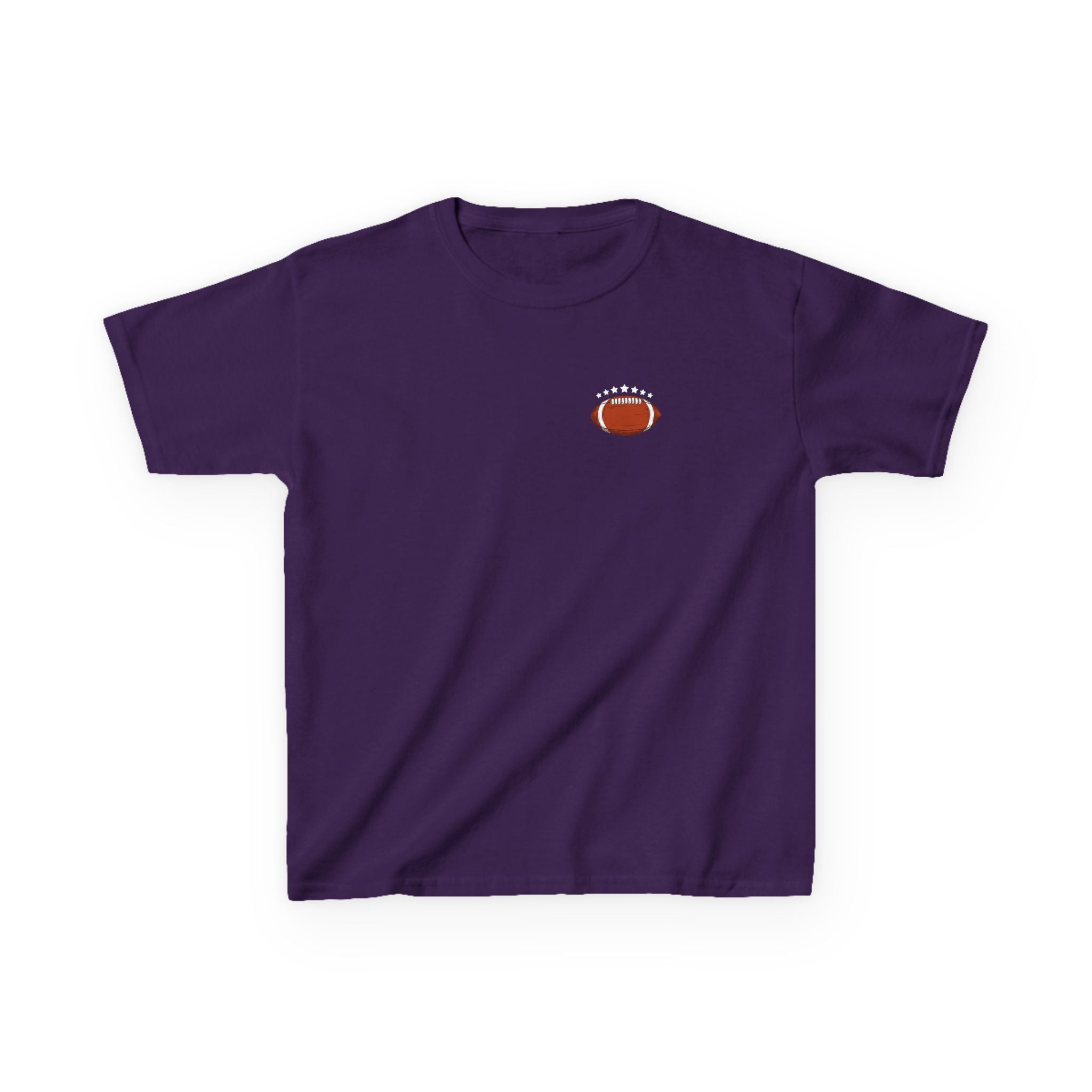 Football Playtime – Just Kickin' It | Funny Football Cartoon Mascot sports Graphic Tee
