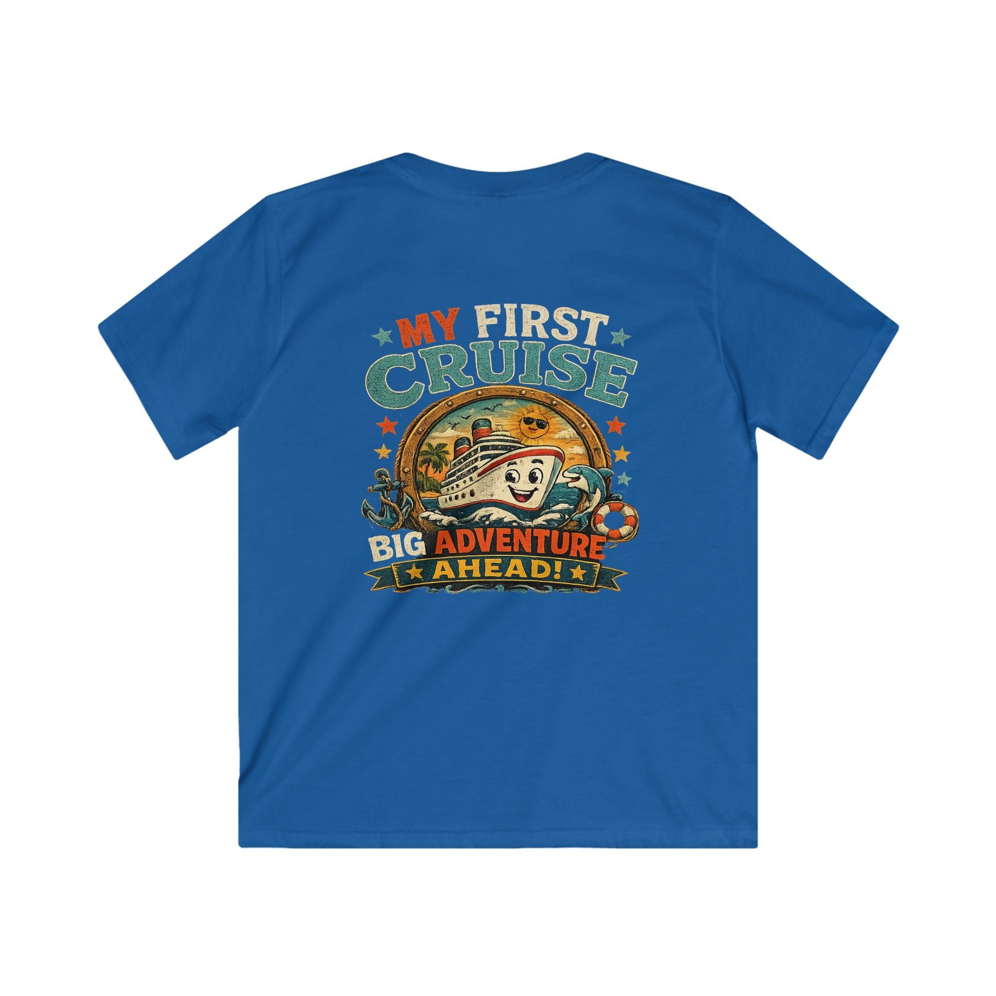 Kids Tee "My First Cruise: Big Adventure Ahead" Vacation Shirt