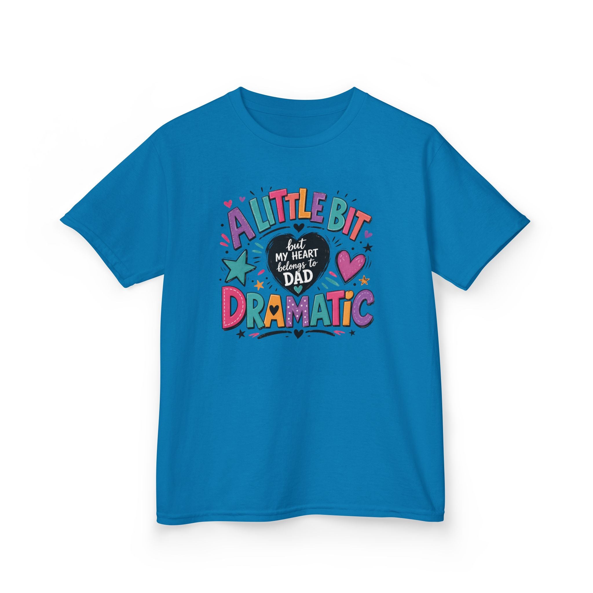 "A Little Dramatic" Girls Graphic Family T-Shirt Design