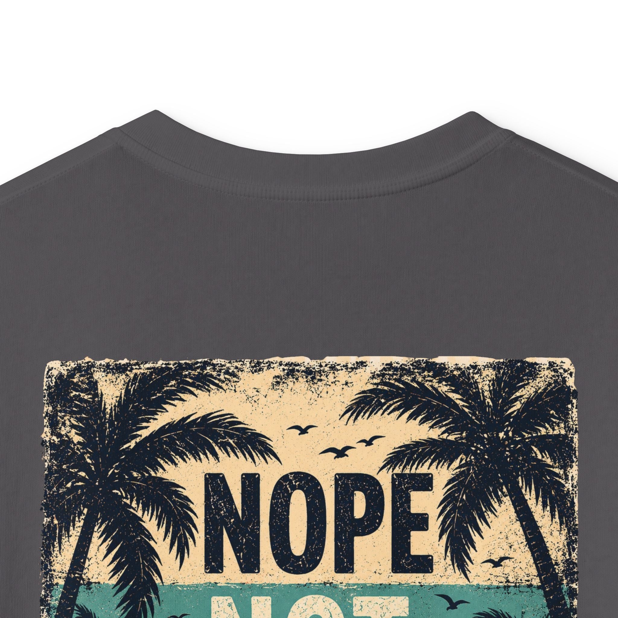 Kids T-Shirt 'Nope Not Leaving' Tropical Vacation Tee