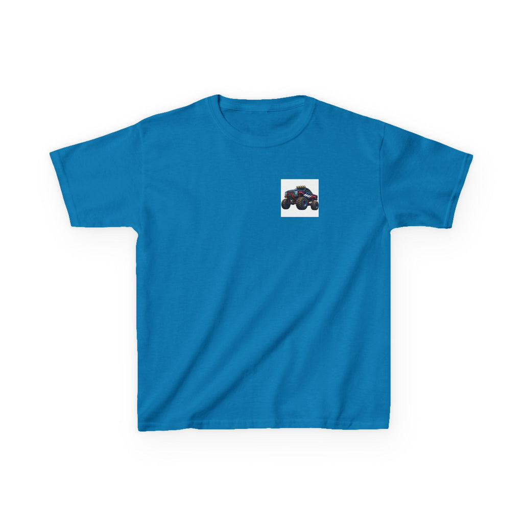 "Just A Boy Who Loves Monster Truck" Graphic kids Birthday T-Shirt Design