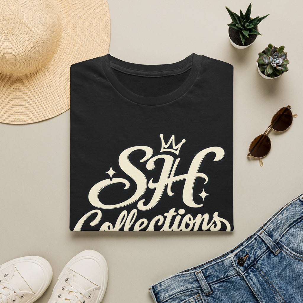 SH Collections Graphic Adult Tee Retro Script Logo T-Shirt