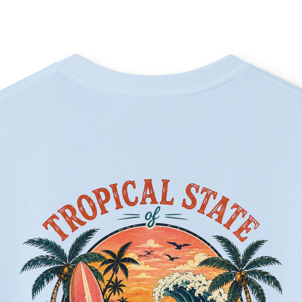 Kids Tropical Paradise Tee "Paradise Mode" Adventure Surf Graphic T-Shirt