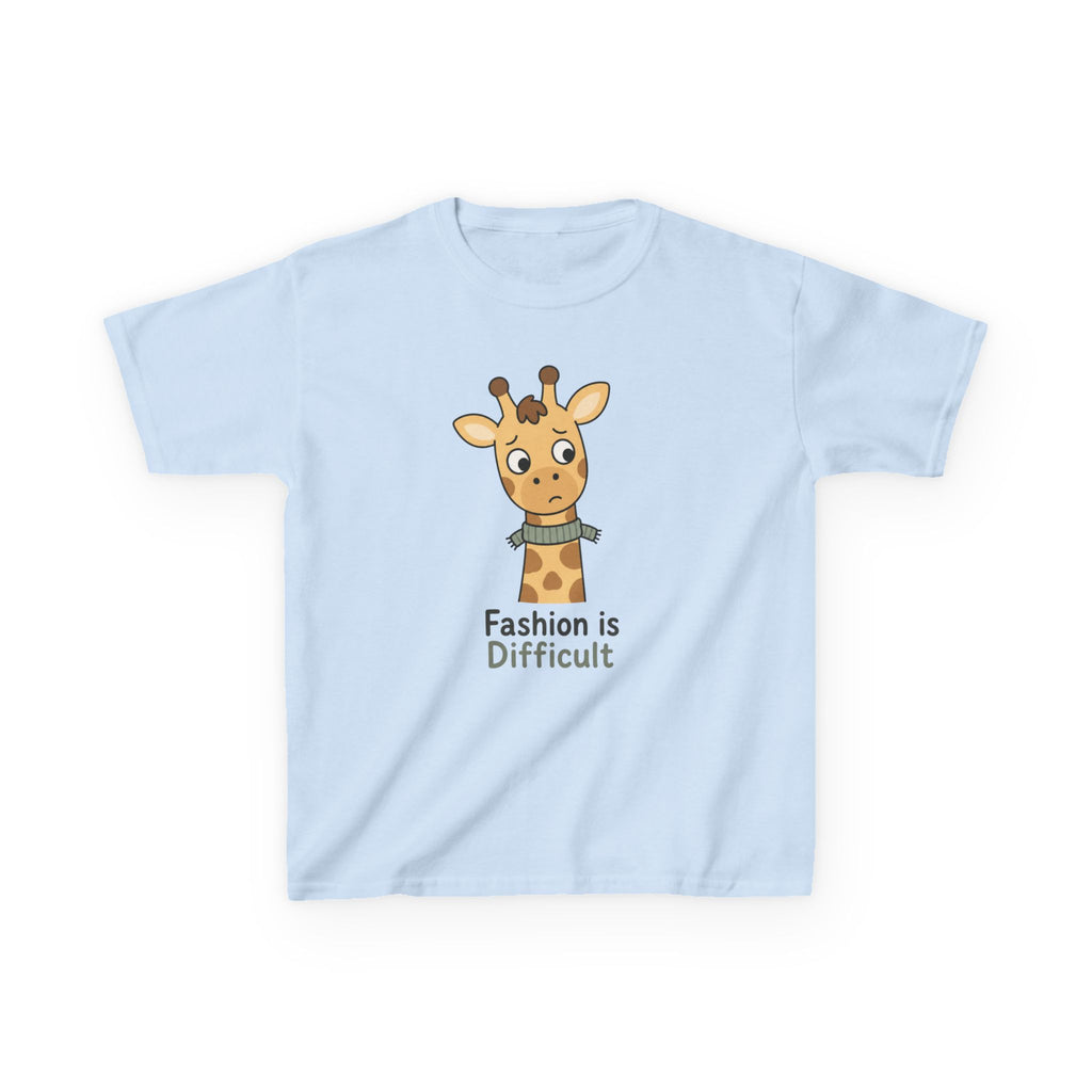 Kids T-Shirt — "Fashion is Difficult"