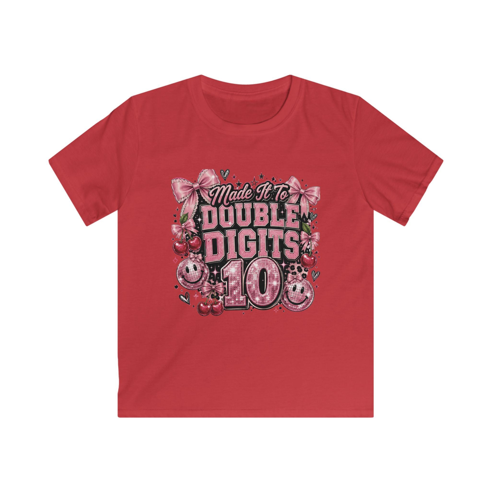 Kids Tee "Made It to Double Digits 10" Birthday Shirt