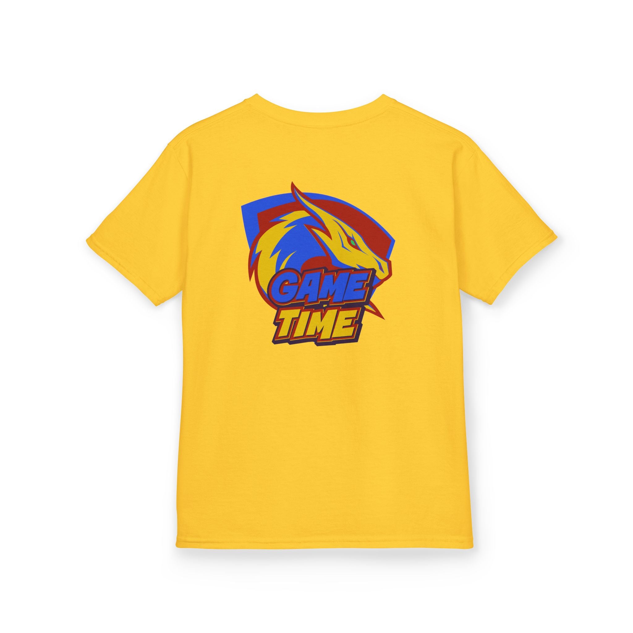 Kids T-Shirt Design "Game Time Dragon Gamer"