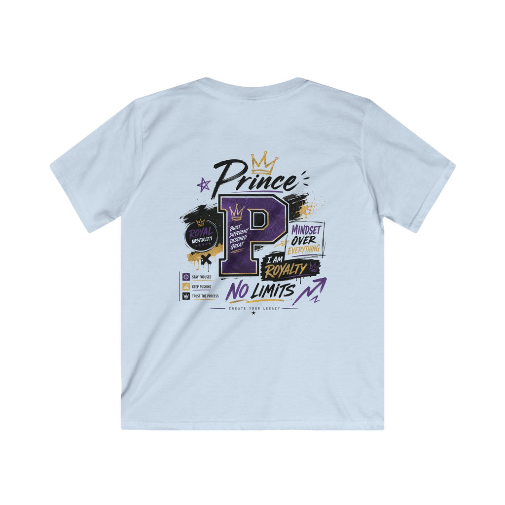 Kids Tee 'Prince P' Boys Royalty No Limits Graphic Shirt