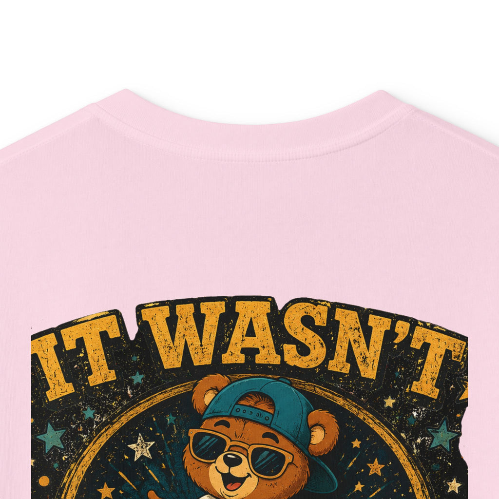 Kids Tee  'It Wasn't Me!' Dancing Bear Graphic Shirt | Funny Kids Gift