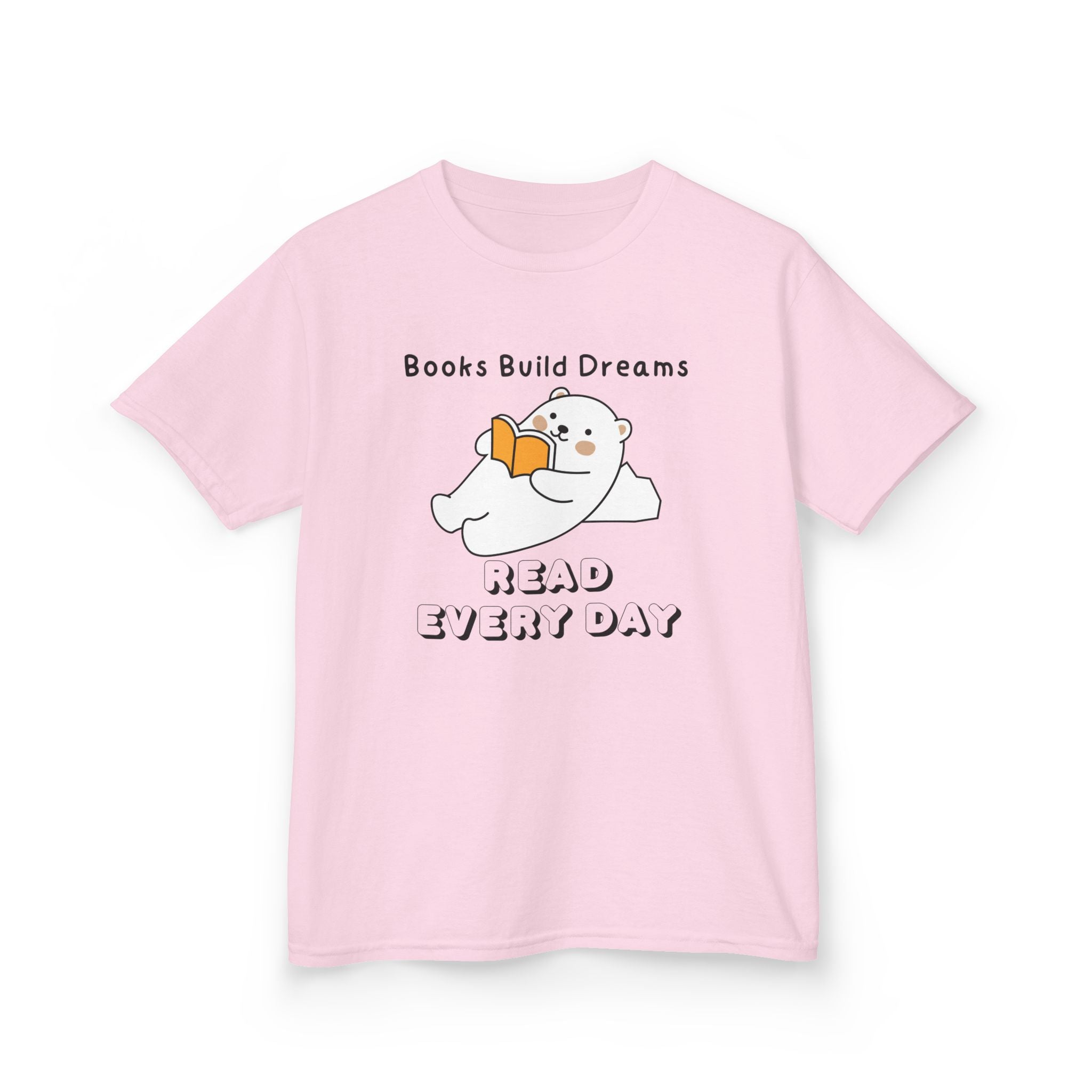 Kids T-Shirt — "Books Build Dreams"