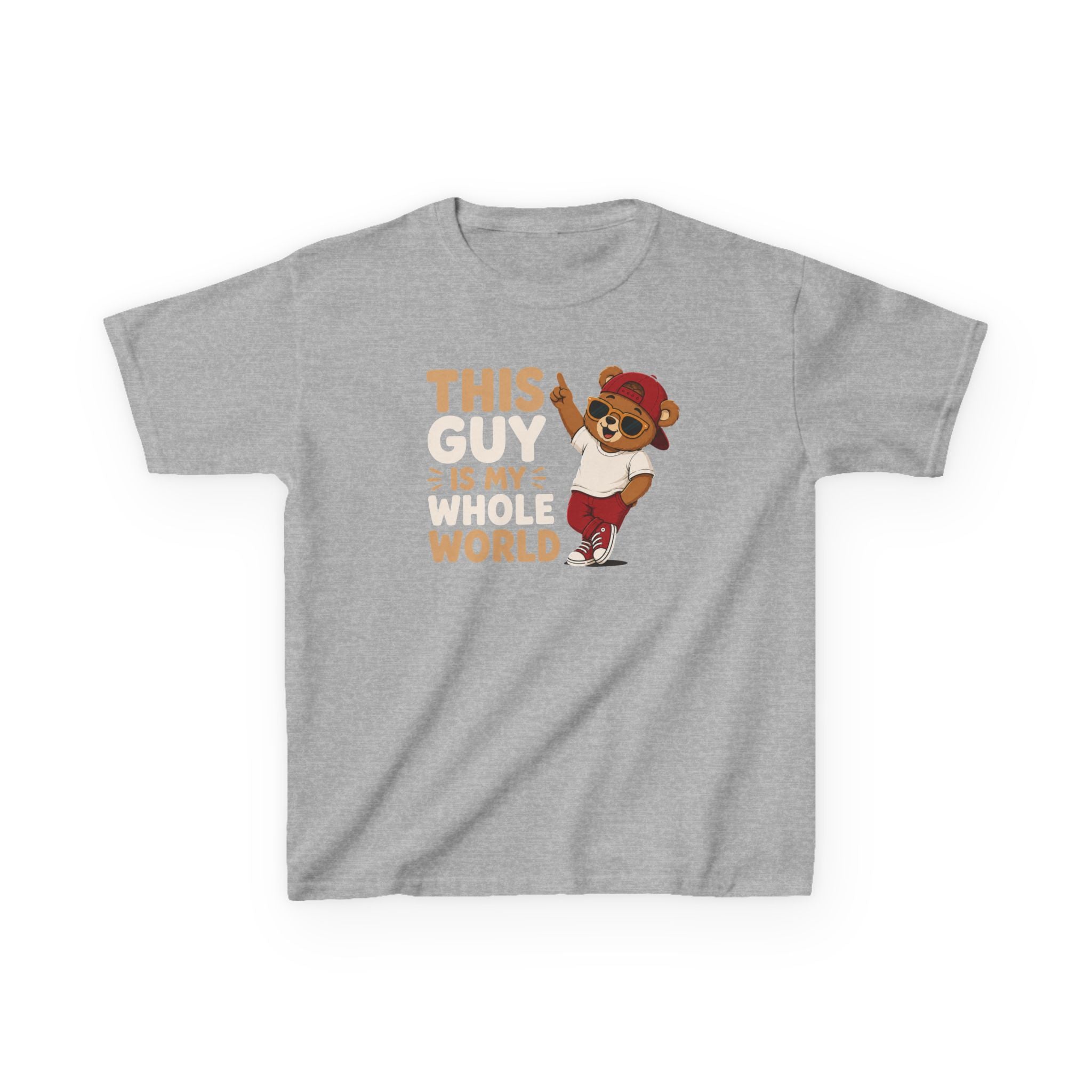 Kids T-Shirt — "THIS GUY IS MY WHOLE WORLD".