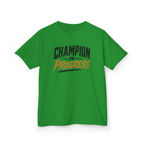 Champion in Progress | Kids Sports Graphic T-Shirt