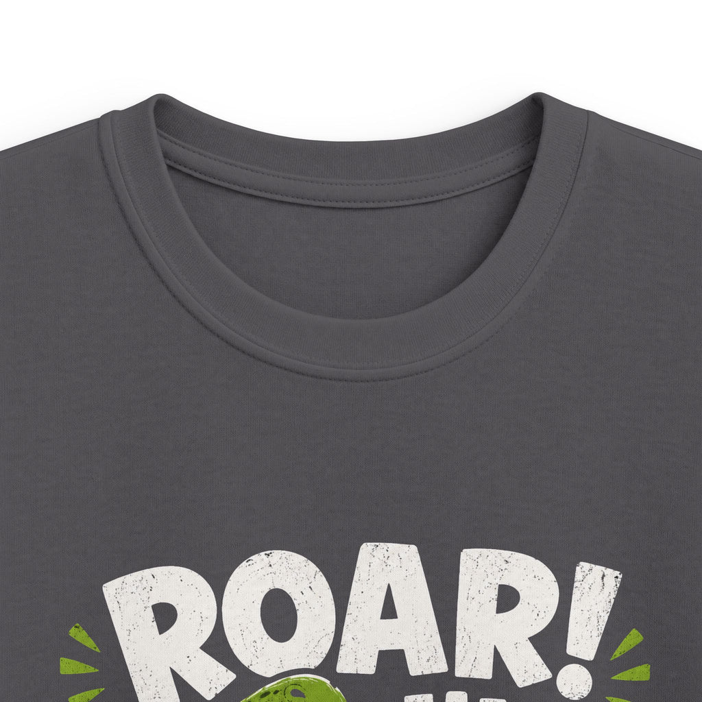 Kids Tee "Roar! I'm 4 Today" Dinosaur Birthday Shirt