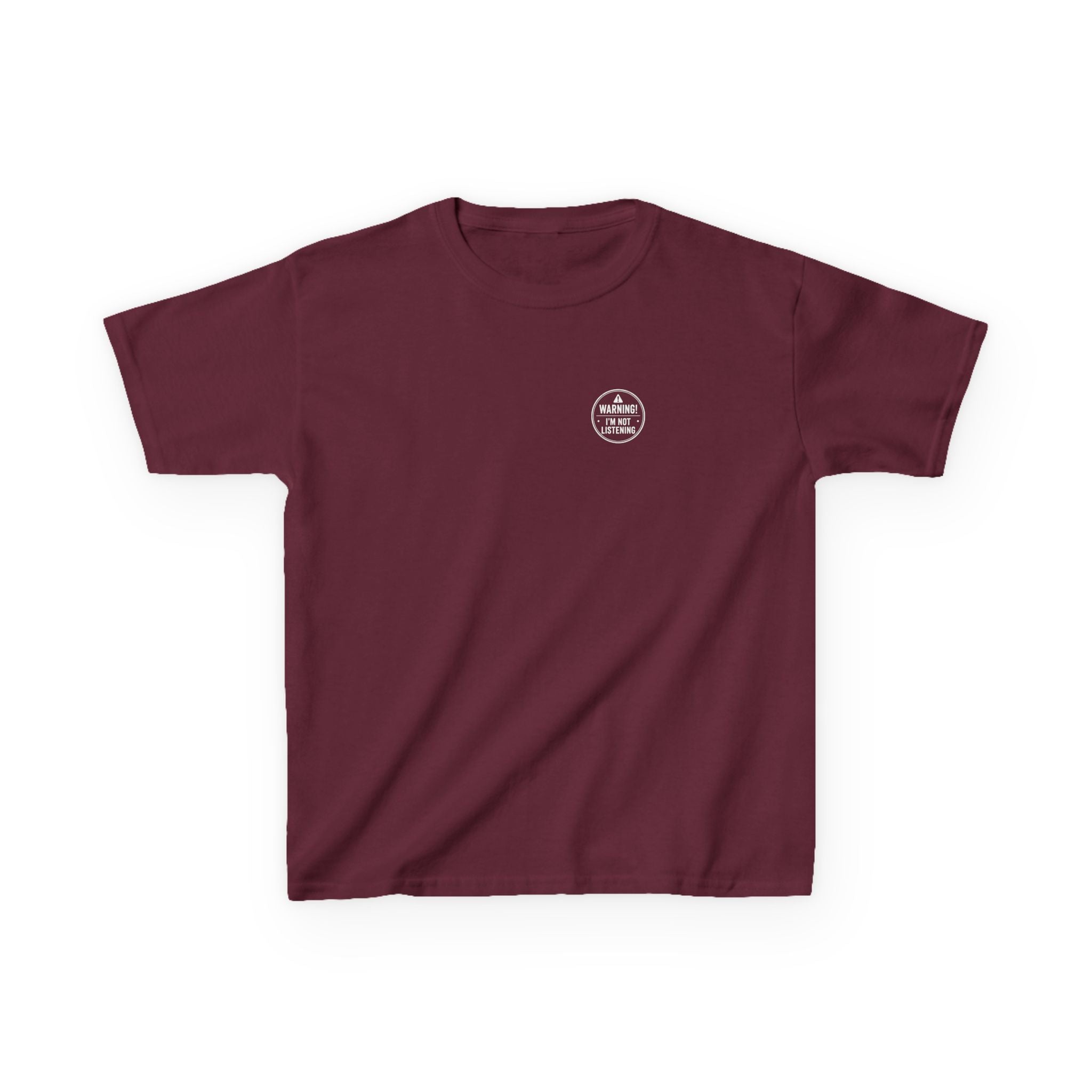 Warning: I'm Not Listening | Funny Kids Graphic T-Shirt