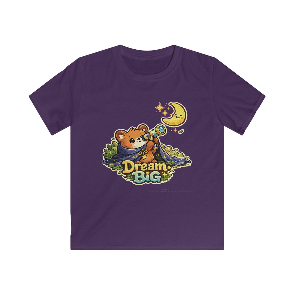 Kids Tee 'Dream Big' Bear Telescope Graphic t-shirt for Boys & Girls