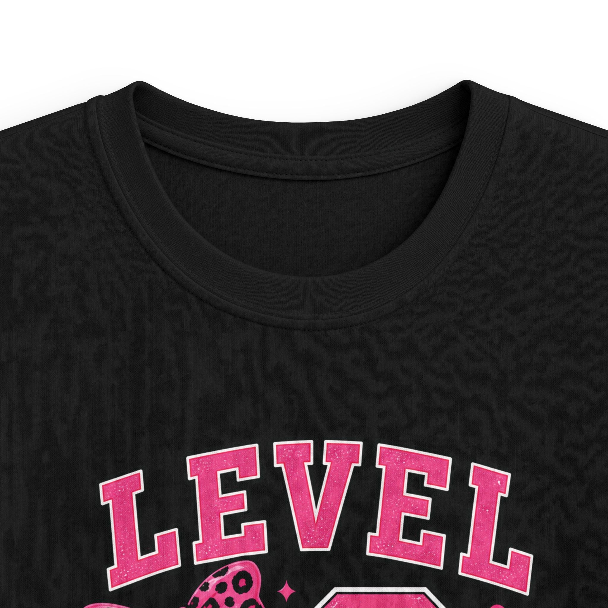 Kids Tee Pink Floral '10' Birthday Shirt with Bows & Cherries