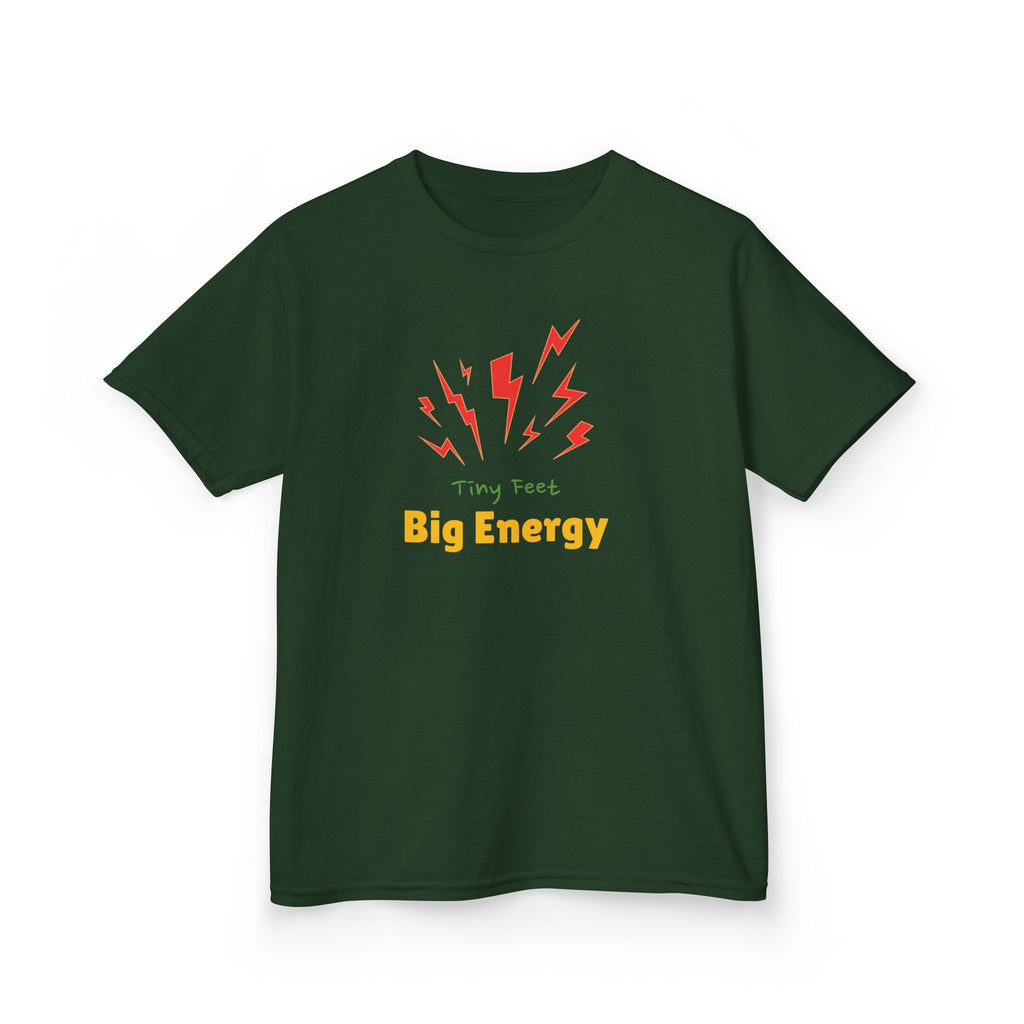 Tiny Feet - Big Energy | Funny Kids Graphic T-Shirt