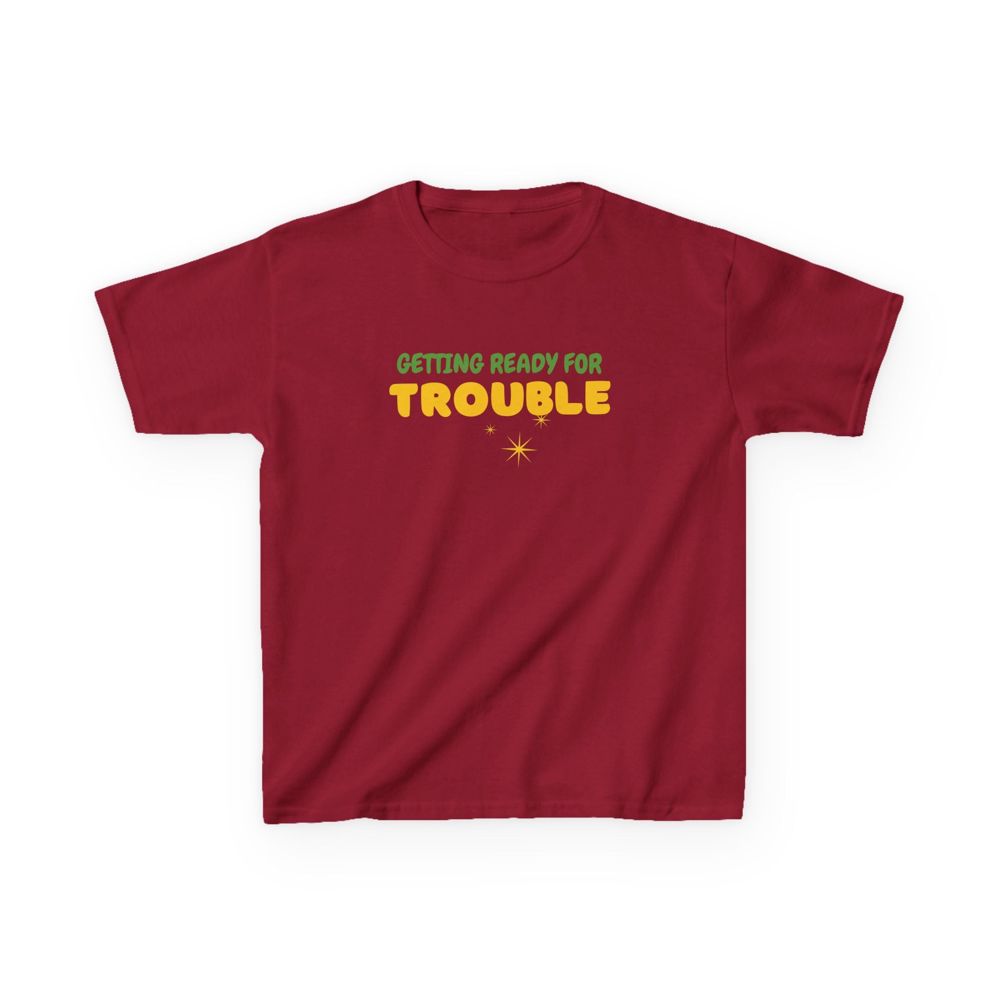 Ready for Trouble | Funny Kids Graphic T-Shirt