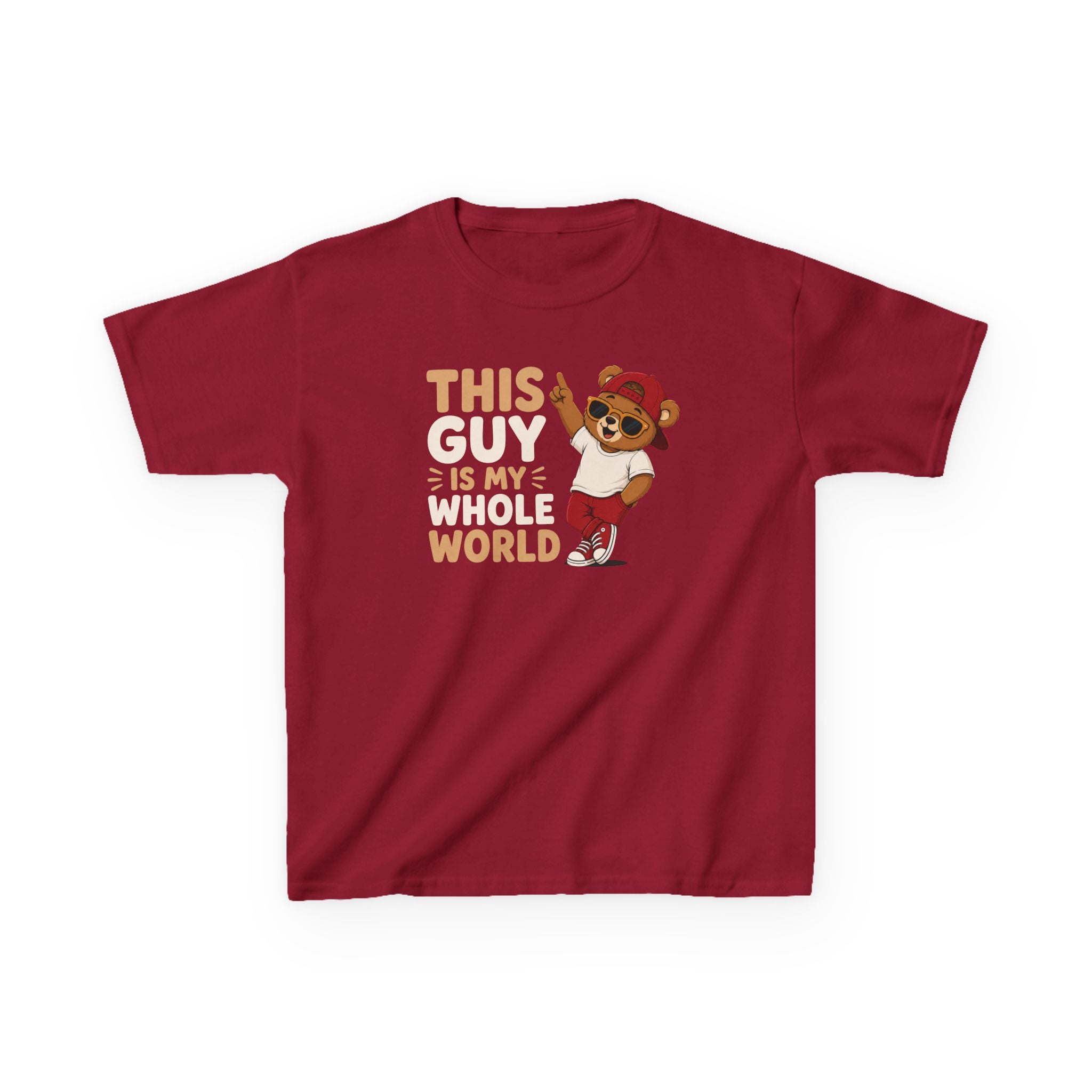 Kids T-Shirt — "THIS GUY IS MY WHOLE WORLD".