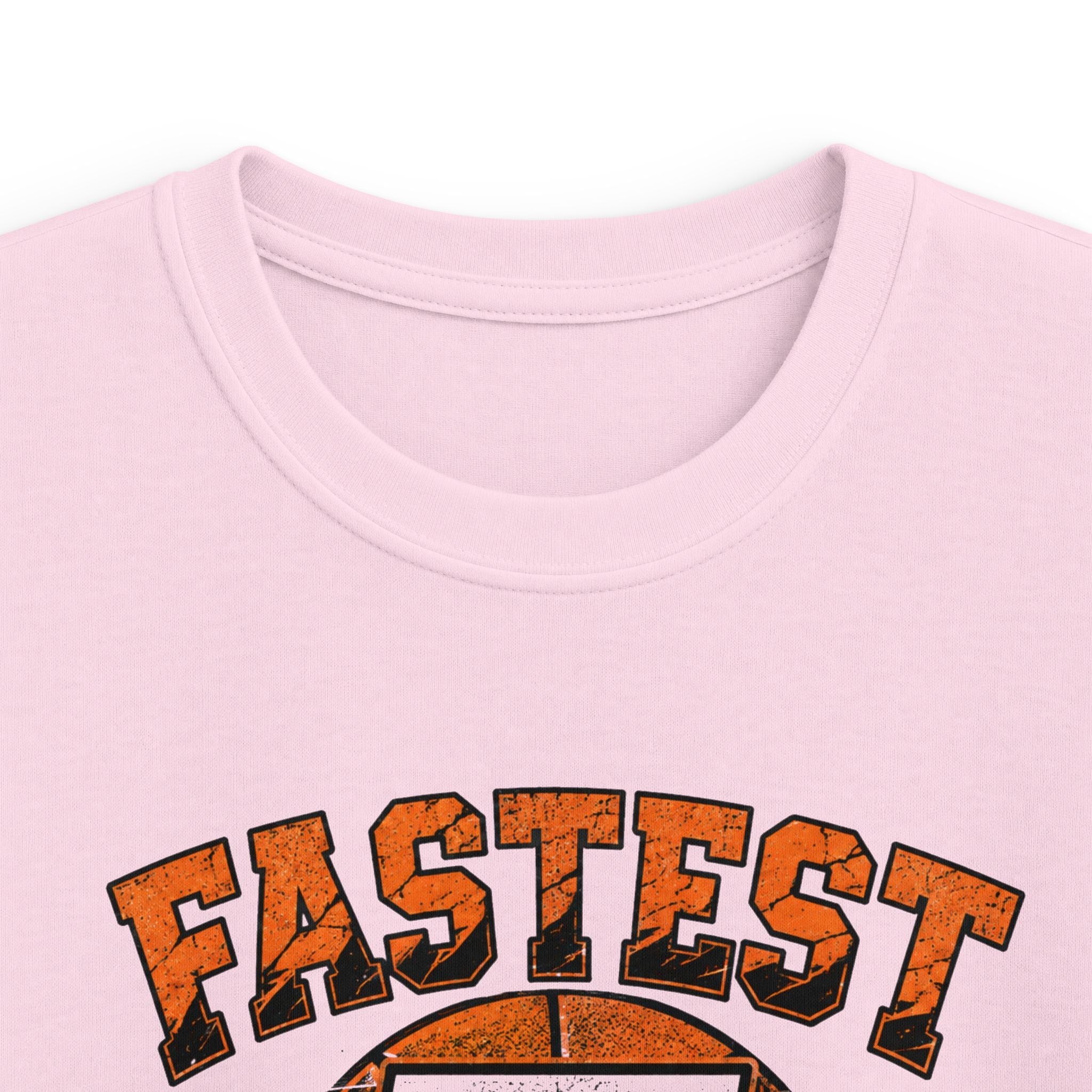 Kids Basketball 'Fastest 7 Year-Old' Sports Birthday Shirt