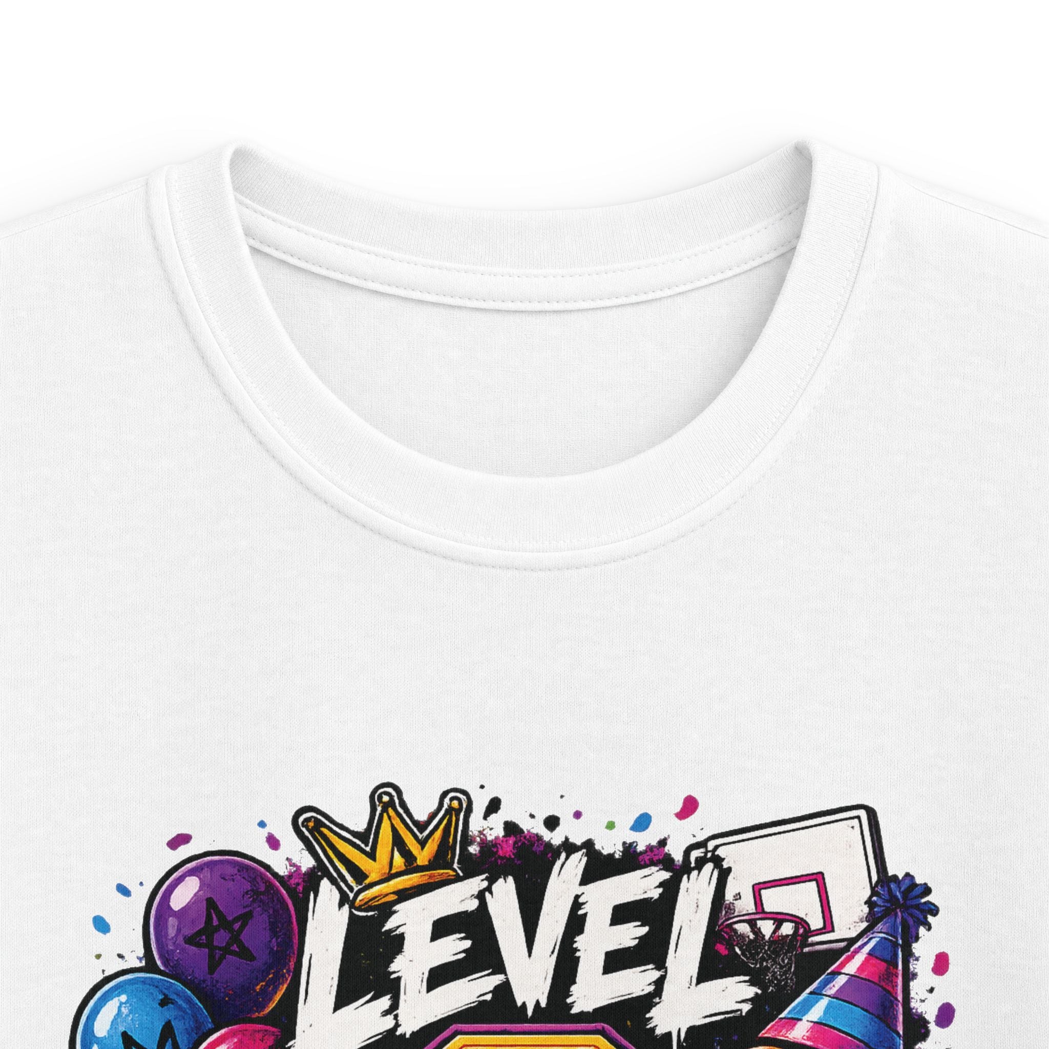 Kids "Level 9 Unlocked" Birthday T‑Shirt Basketball & Party Gamer Tee