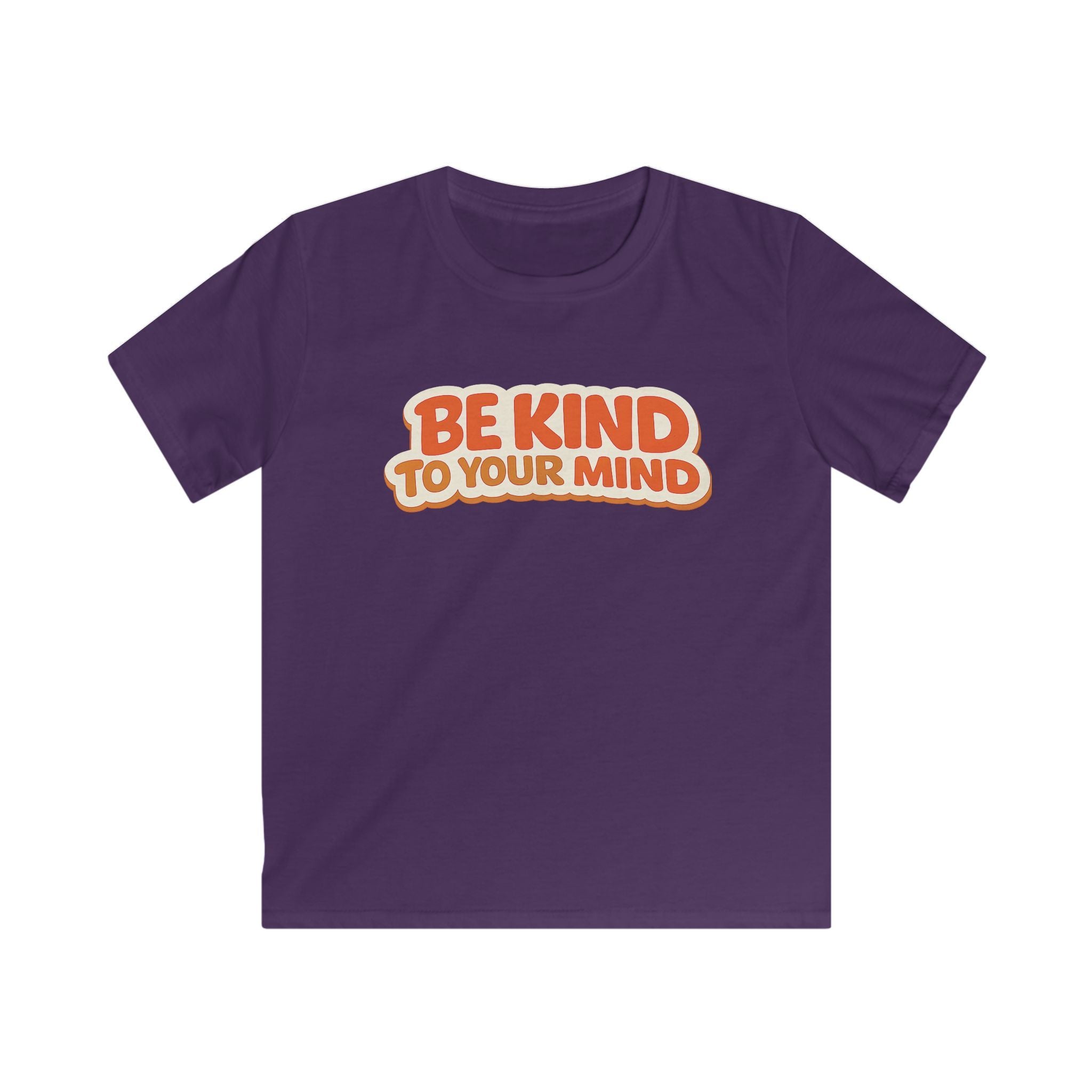 Kids T-Shirt  “Be Kind to Your Mind” Retro Mental Health Tee For Boys & Girls