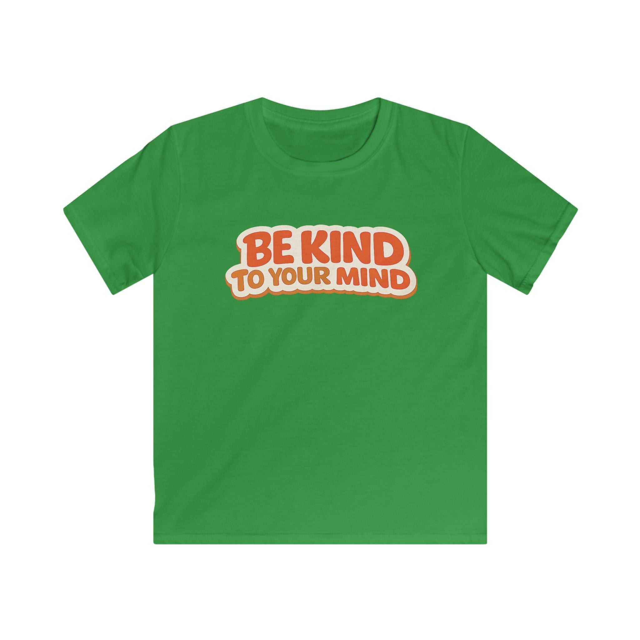 Kids T-Shirt  “Be Kind to Your Mind” Retro Mental Health Tee For Boys & Girls