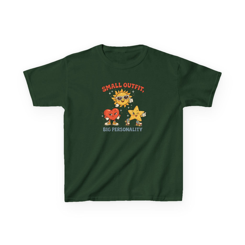 Small Outfit, Big Personality Retro Kids Tee