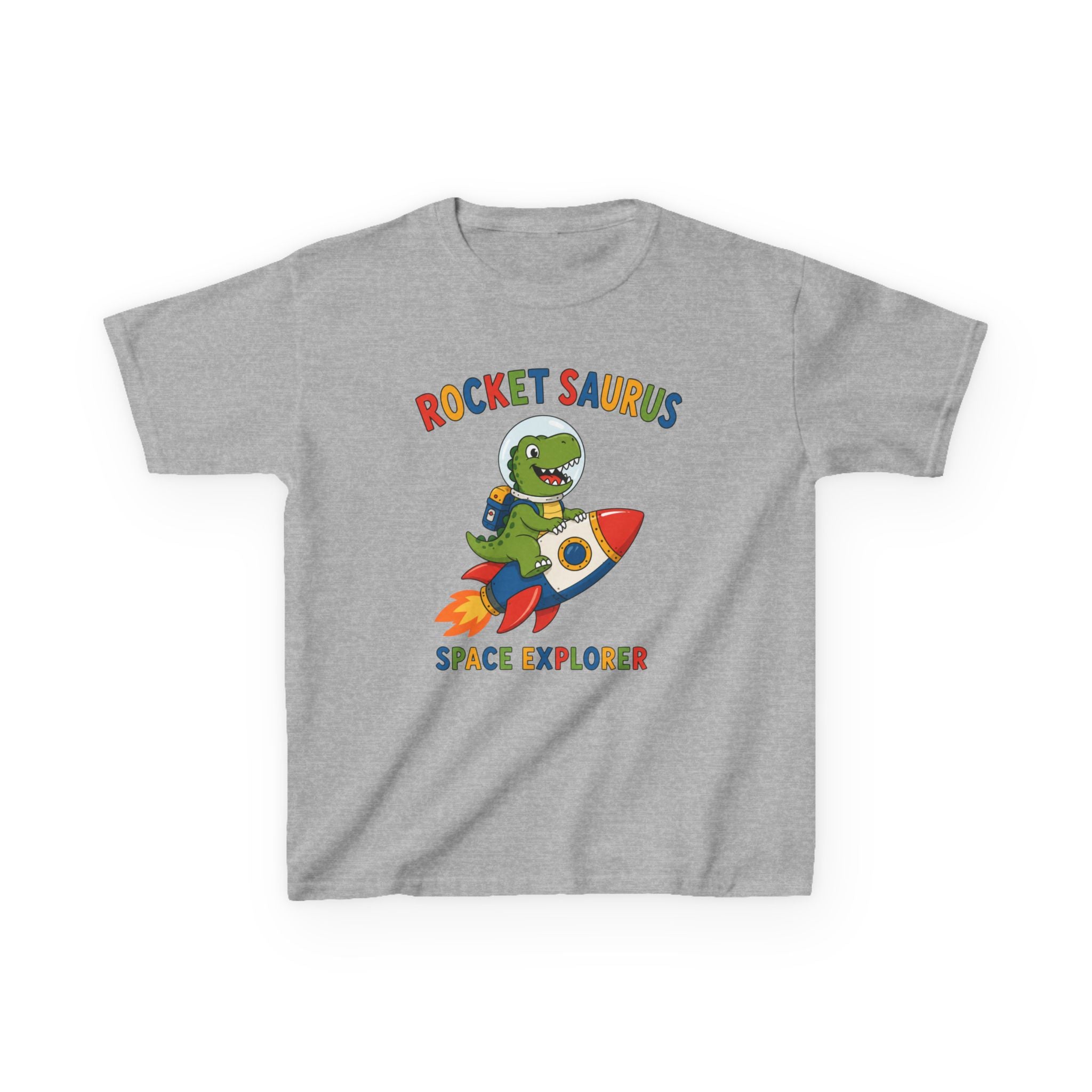 Kids T-Shirt — "Rocket Saurus"