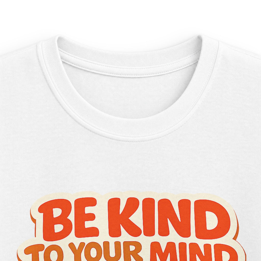Kids T-Shirt  “Be Kind to Your Mind” Retro Mental Health Tee For Boys & Girls